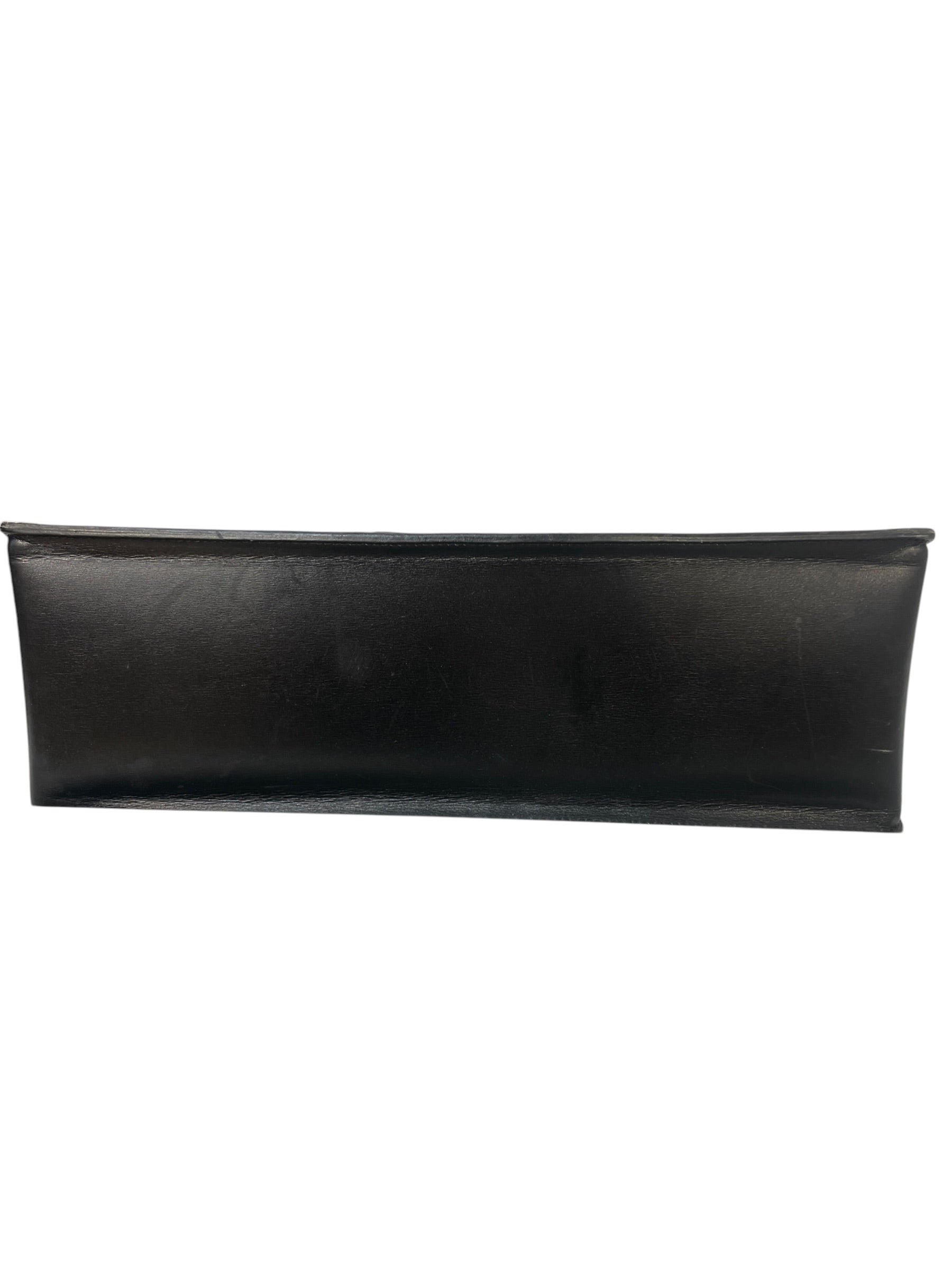 HERMES/Tote Bag/Leather/Black/whitebus tote view 3