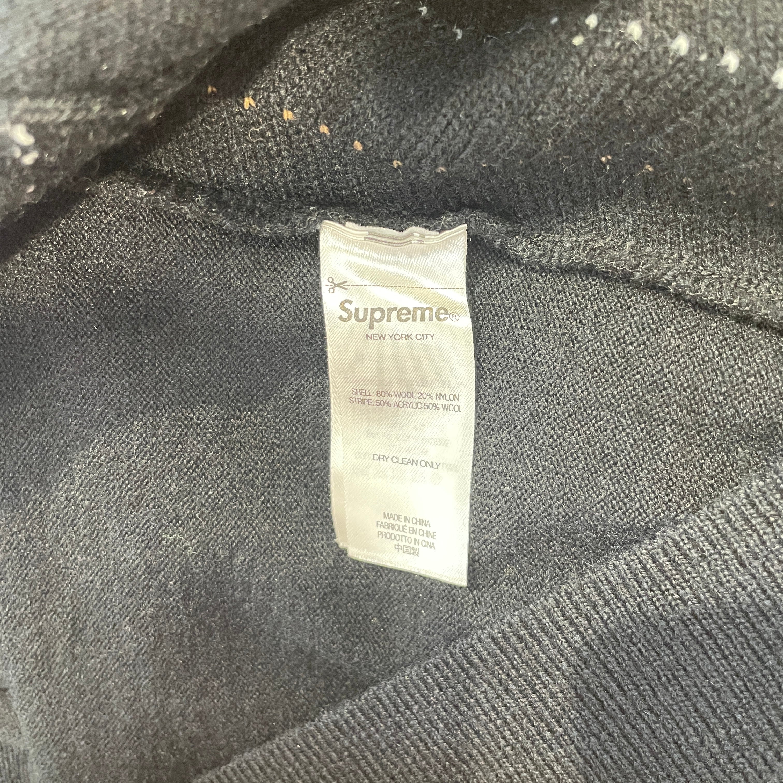 Supreme/Cardigan/M/Stripe/Wool/BLK/Herringbone Cardigan view 4
