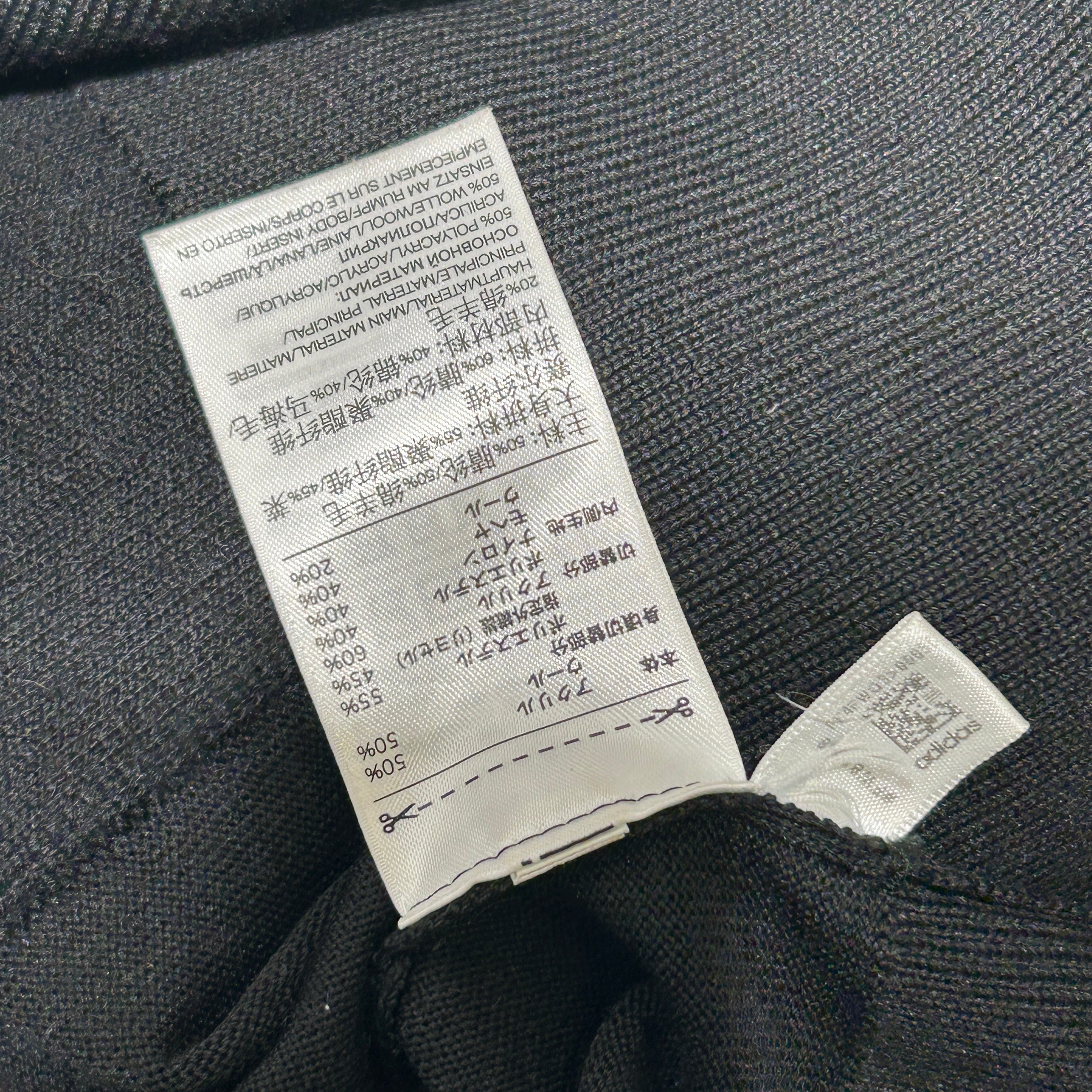 YOHJI YAMAMOTO/Heavy Sweater/M/Wool/BLK/ view 4