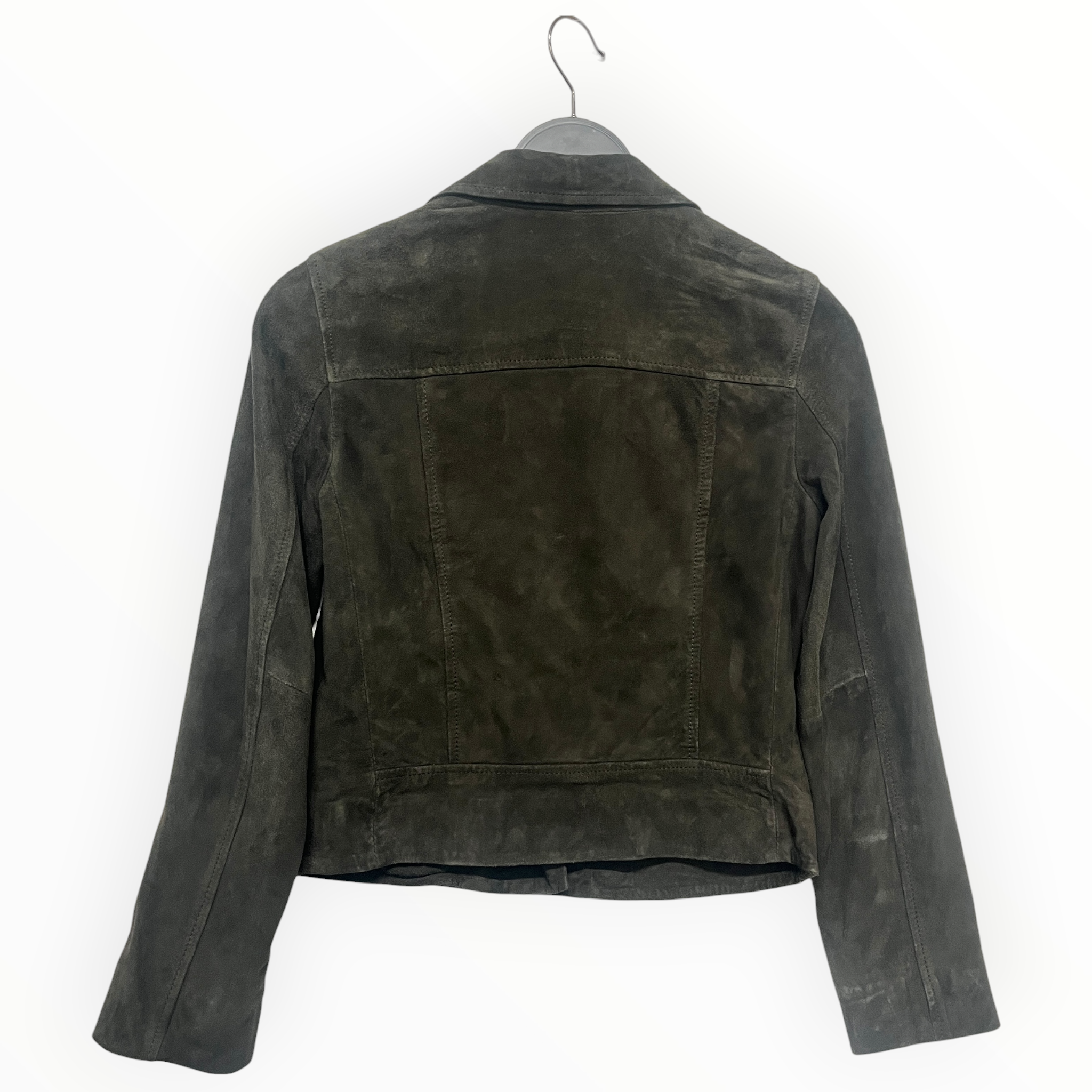 ALLSAINTS/Leather Jkt/4/Leather/GRY/CROPPED view 2