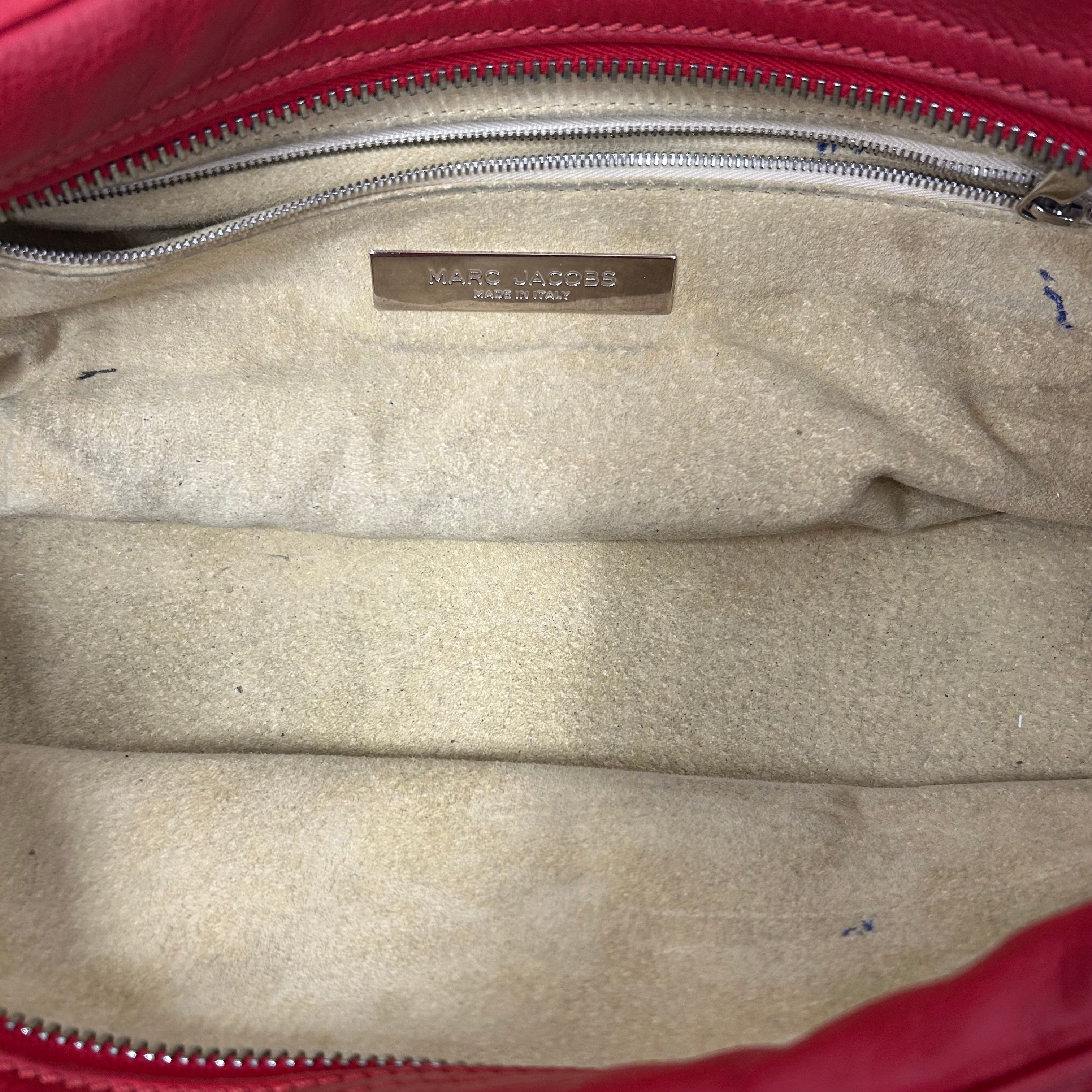 MARC JACOBS/Bag/Leather/RED/Red Leather Silver Hardware view 4