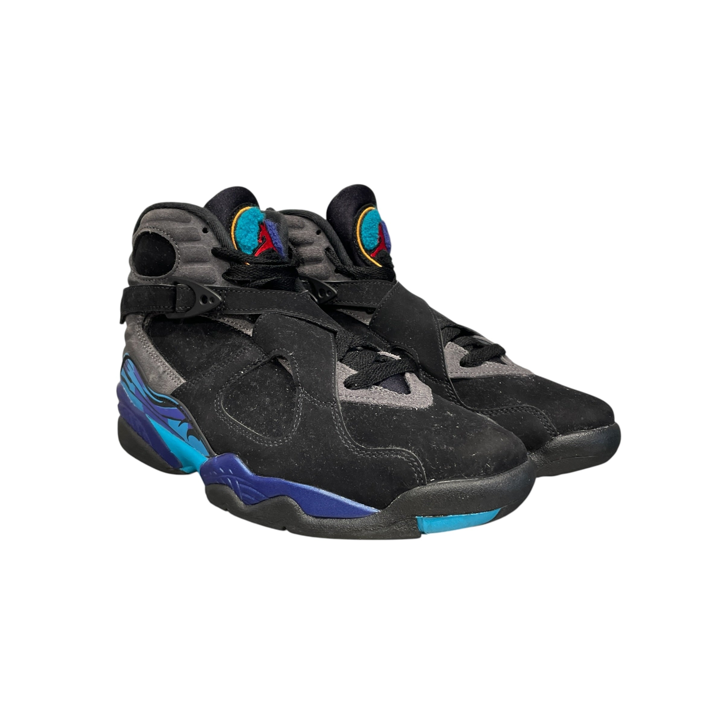 JORDAN BRAND/Hi-Sneakers/US 8/Nylon/BLK/aqua jordan 8 2025 view 1