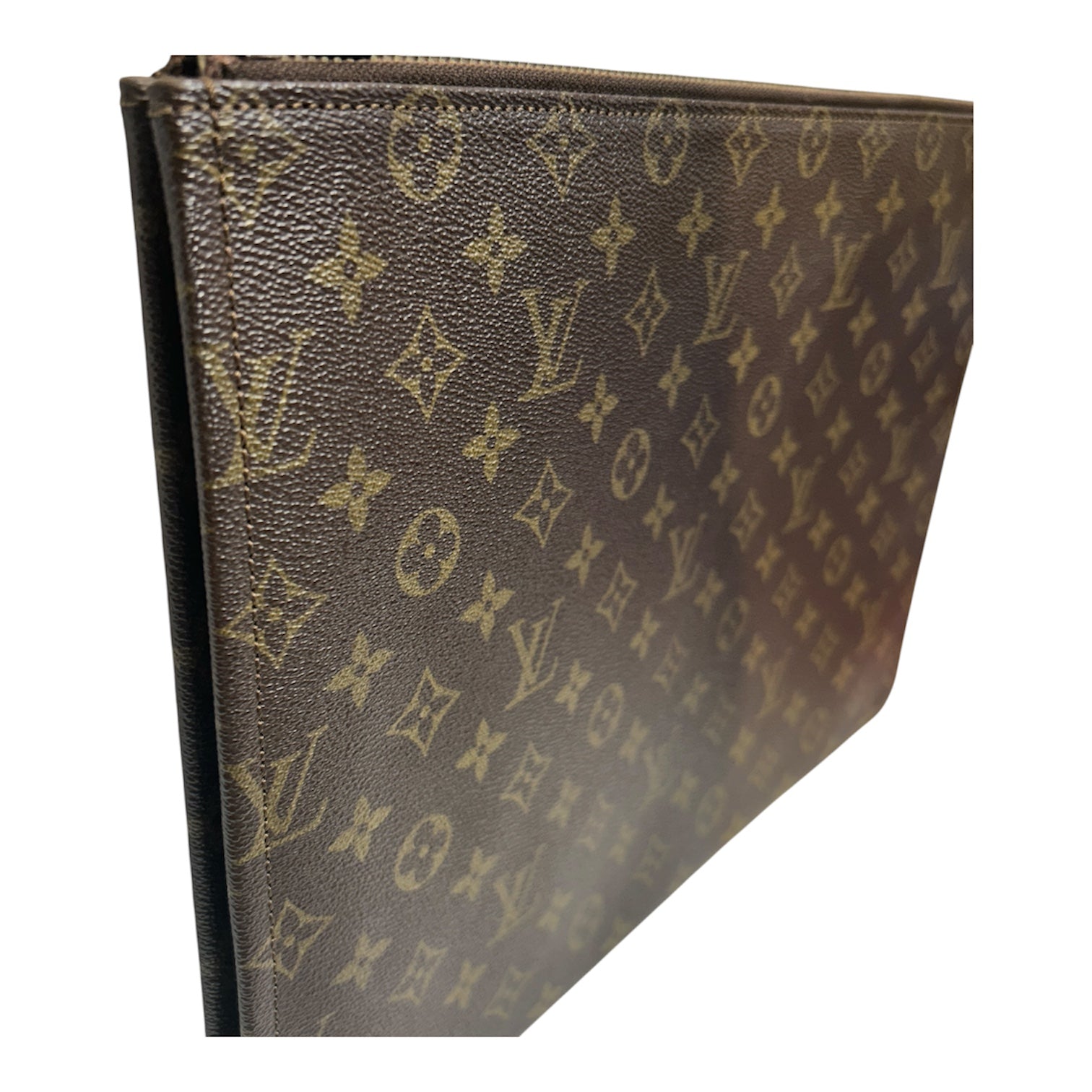 LOUIS VUITTON/Accessories/Monogram/Leather/BRW/M's/Laptop case view 5