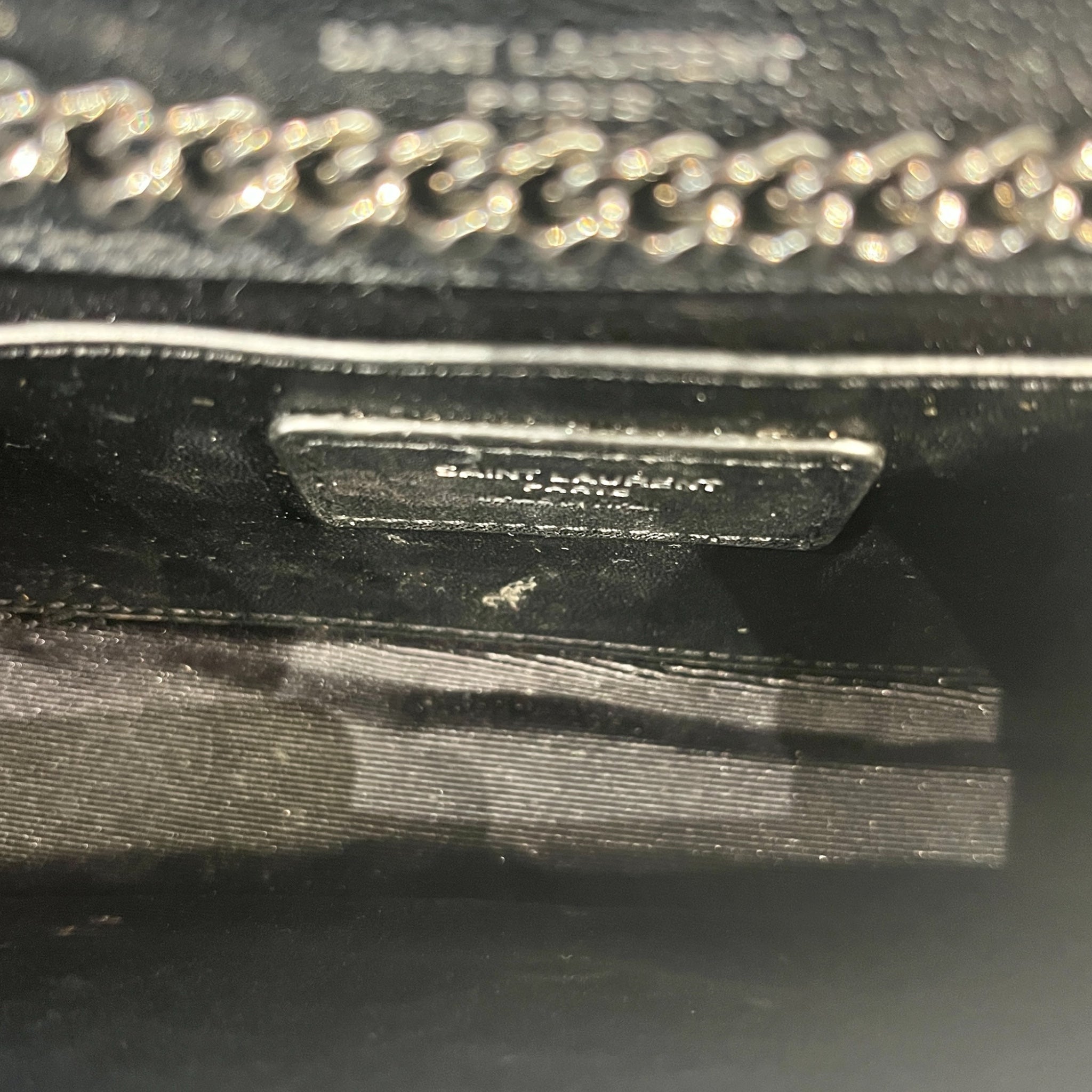 YVES SAINT LAURENT/Cross Body Bag/Leather/BLK/ view 4