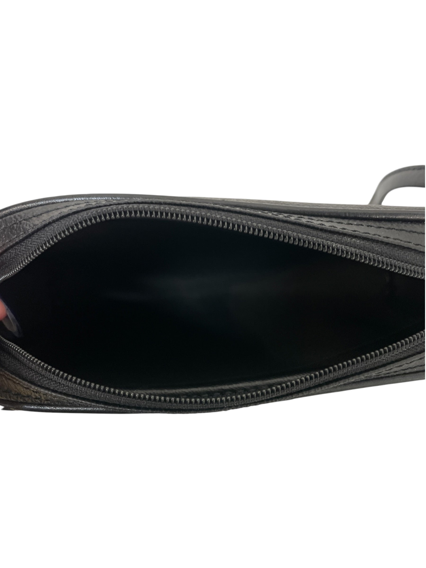 Christian Dior/Cross Body Bag/Leather/Black/ view 4