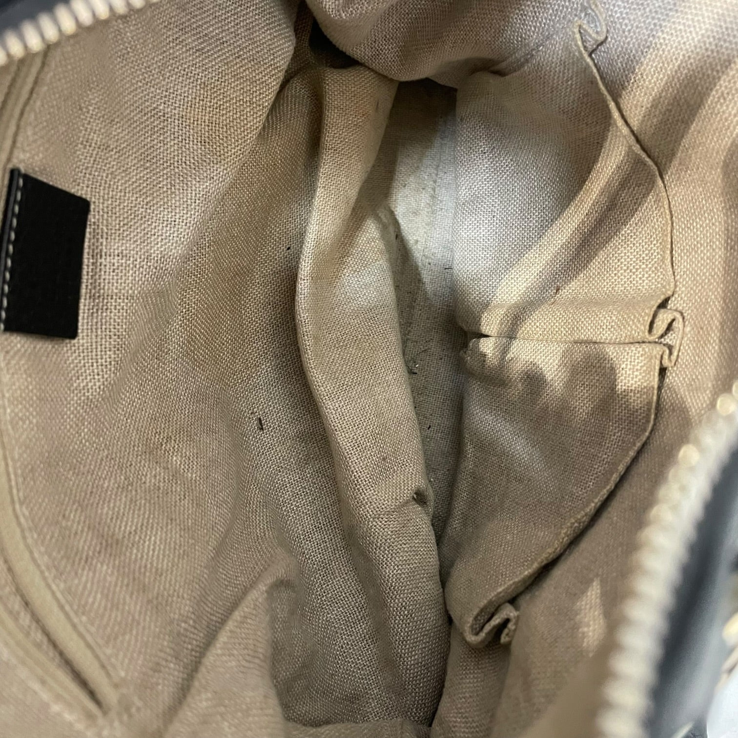 GUCCI/Bag/Leather/BLK/Interlocking G Charm Hobo Bag view 6