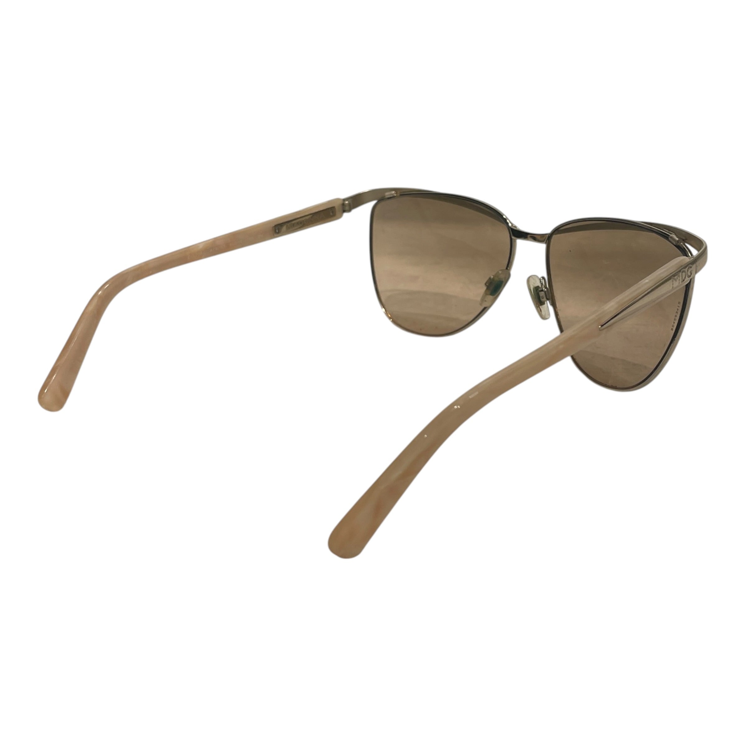 DOLCE&GABBANA/DOLCE&GABBANA/Sunglasses/Plastic/BEG/MADONNA PEARL FRAME/MADONNA 2087 479 view 2