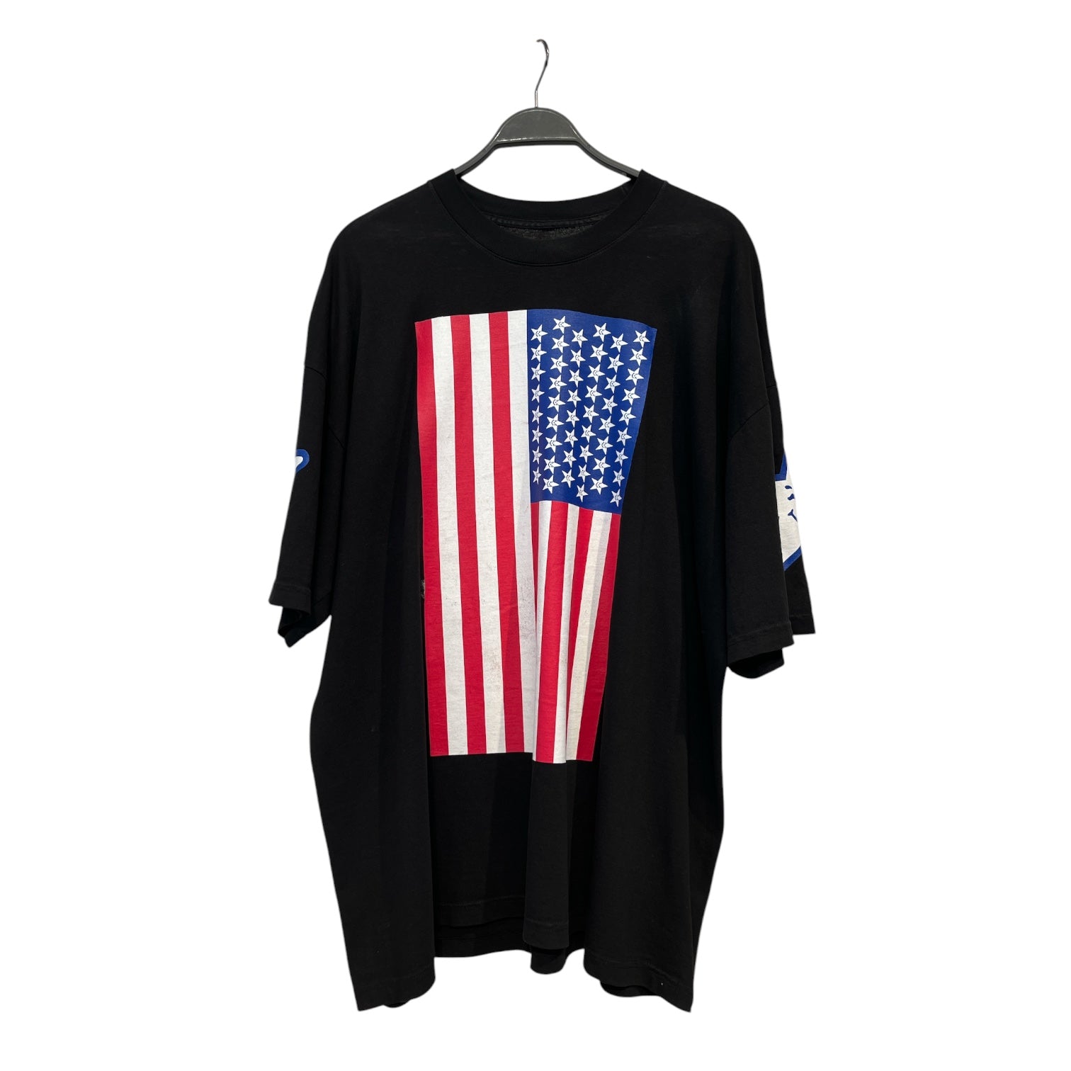 ASSPIZZA/T-Shirt/XXL/Cotton/BLK/AERICAN FLAG view 1