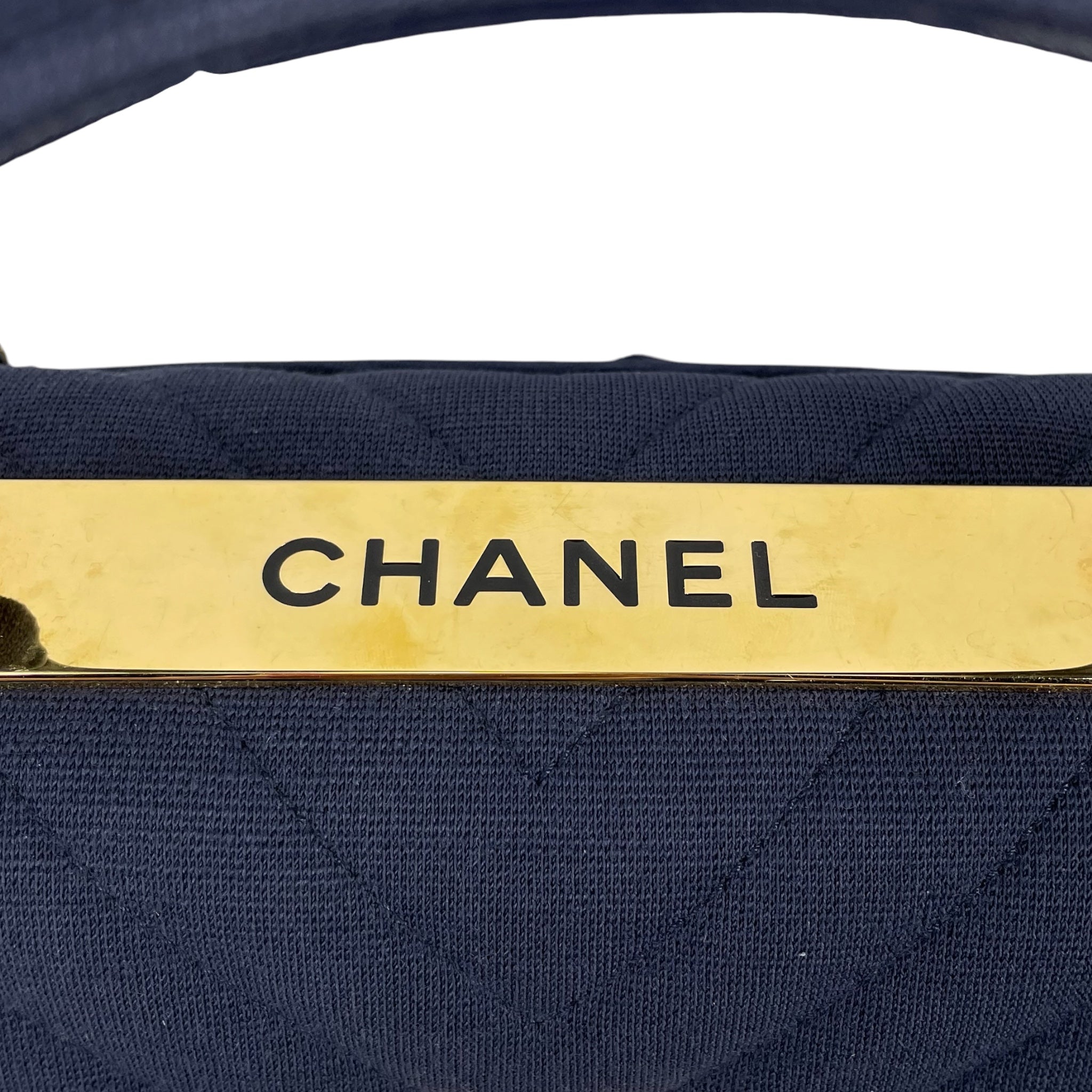 CHANEL/Cross Body Bag/Cotton/NVY/JERSEY MEDIUM TRENDY CC HANDLE view 5