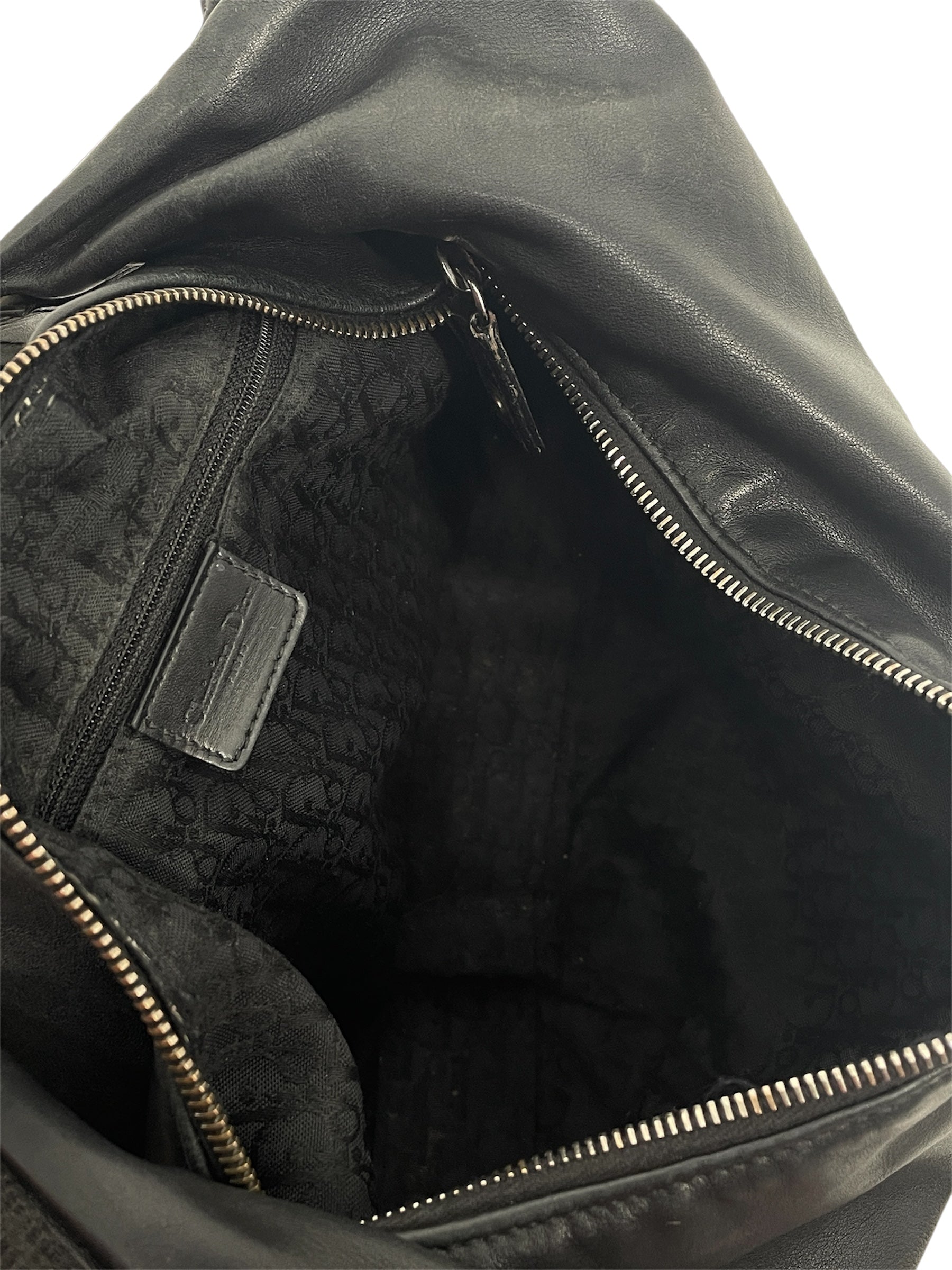 Christian Dior/Cross Body Bag/Leather/BLK/STREET CHIC HOBO BAG view 11