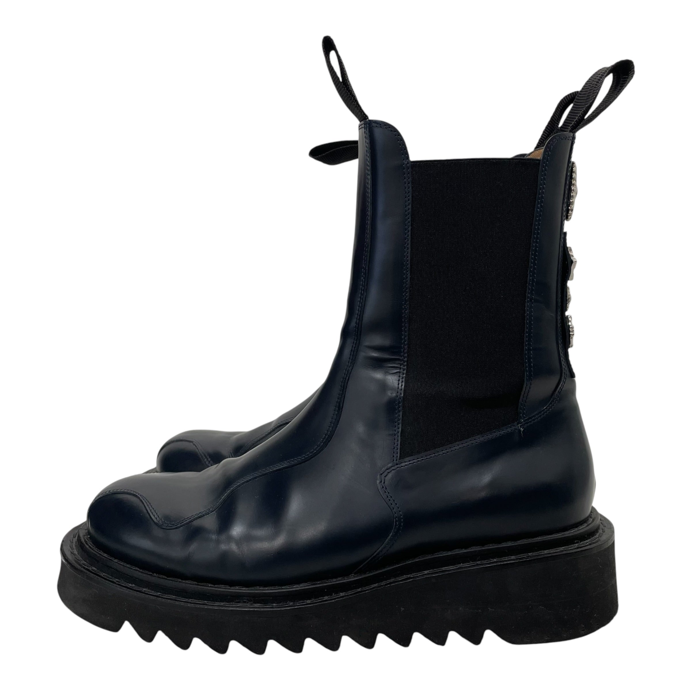 TOGA/Chelsea Boots/US 11/Leather/NVY/ view 5