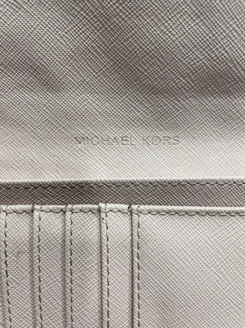 MICHAEL KORS/Trifold Wallet/Leather/PNK/
