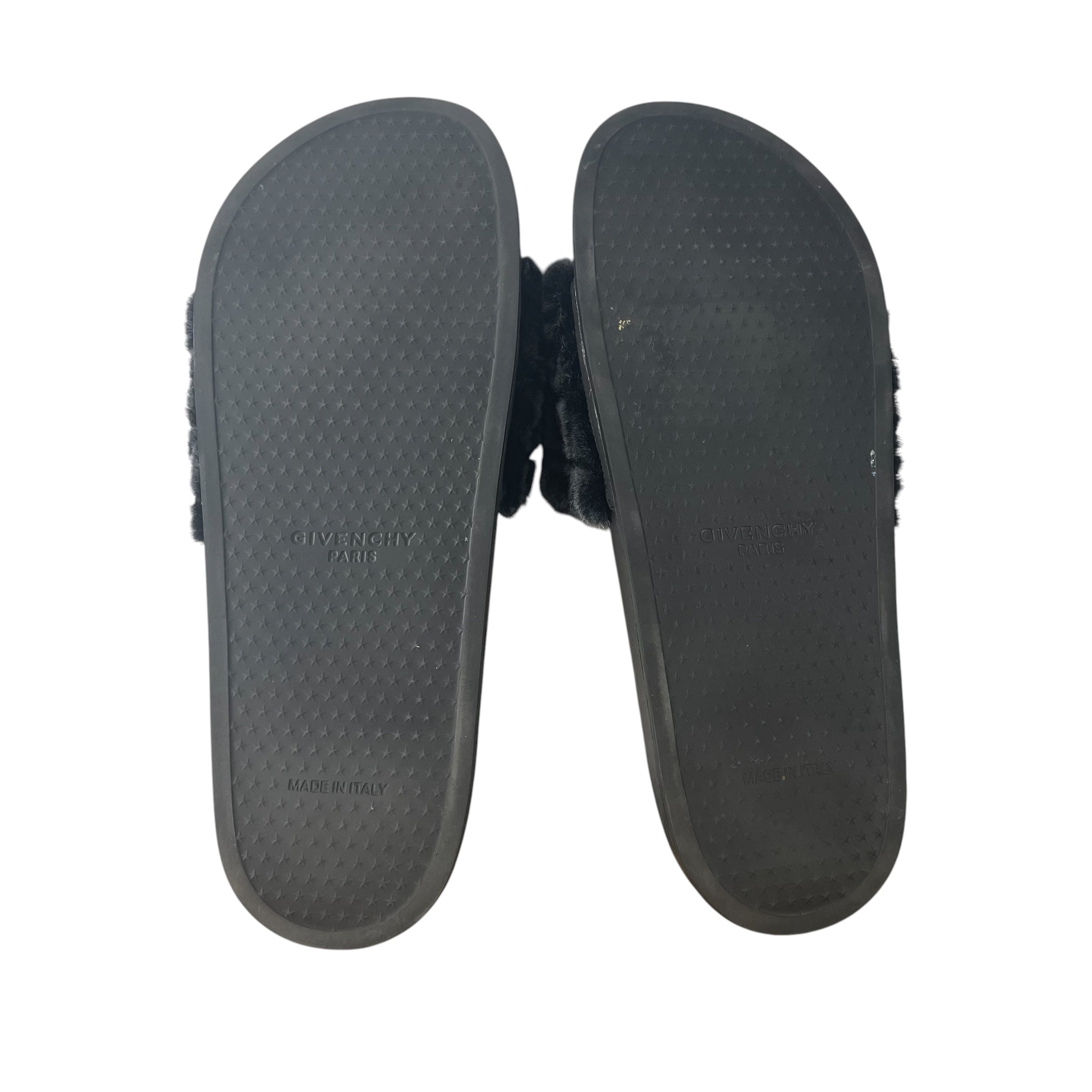 GIVENCHY/Sandals/EU 44/Cotton/GRY/G FUZZY SANDAL view 5