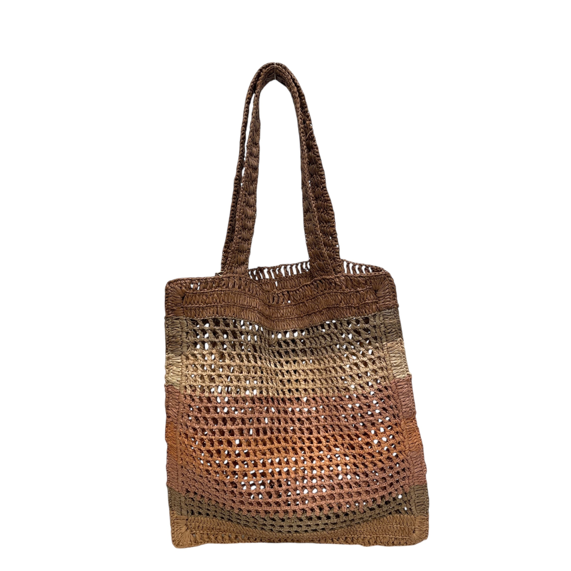 Chloe/Hand Bag/Stripe/BEG/SUMMER BANANA TOTE view 2