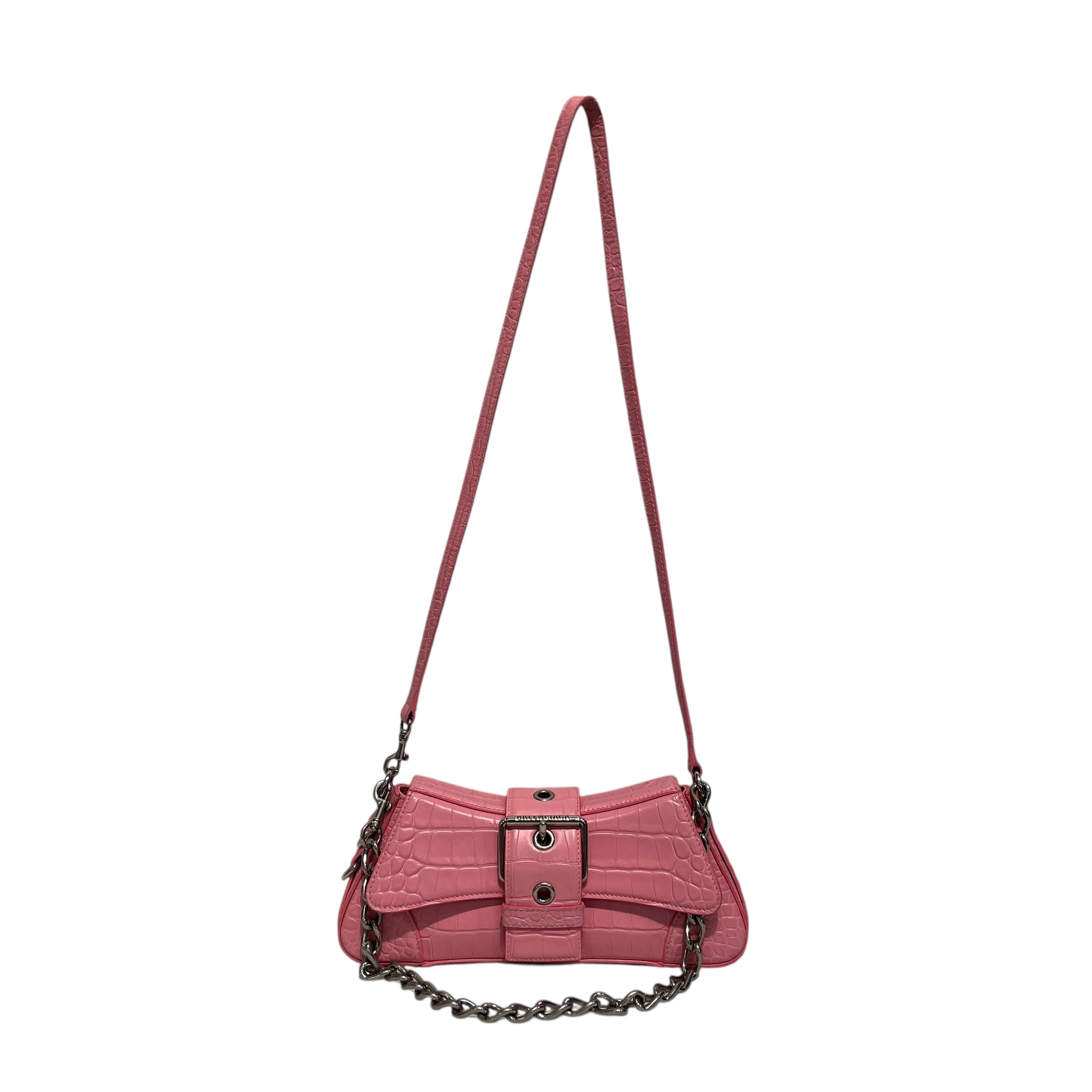 BALENCIAGA/Hand Bag/Leather/PNK/Lindsay Crocodile view 1