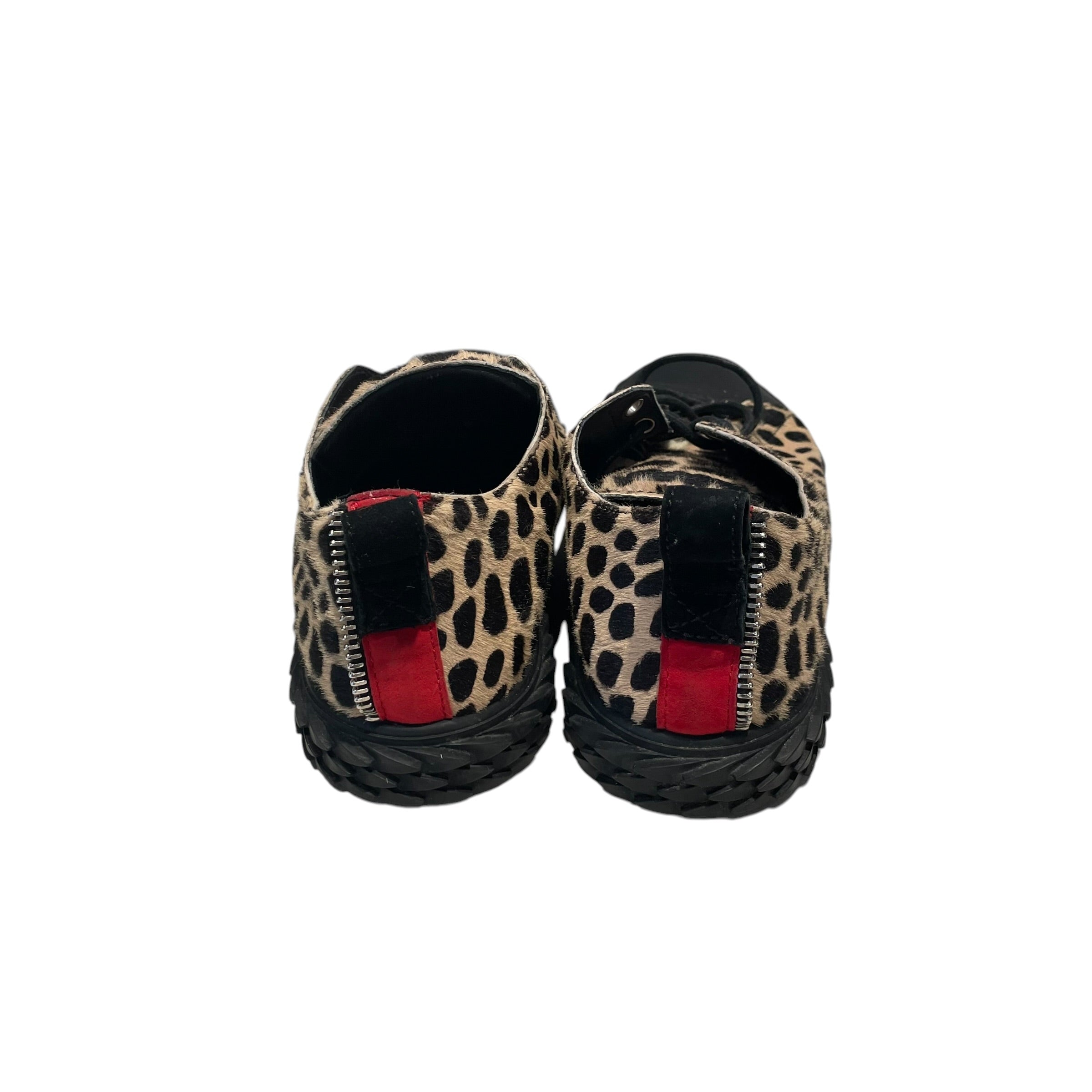 Giuseppe Zanotti/Low-Sneakers/EU 42/Leopard/Fake Fur/BLK/Leopard Print Sneaker view 2