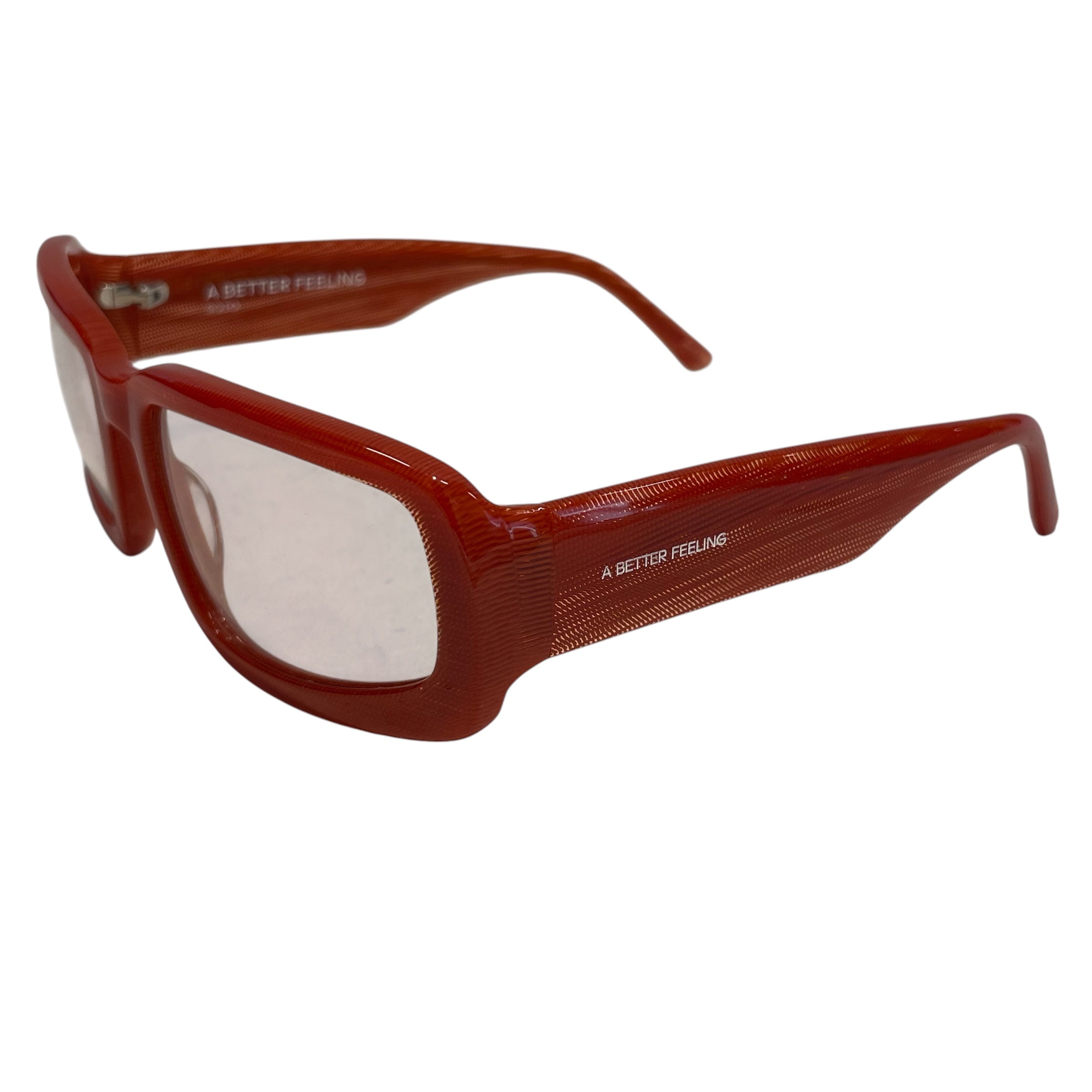 A BETTER FEELING/Sunglasses/Plastic/ORN/SEE THROUGH, ORNG SPECLES view 2