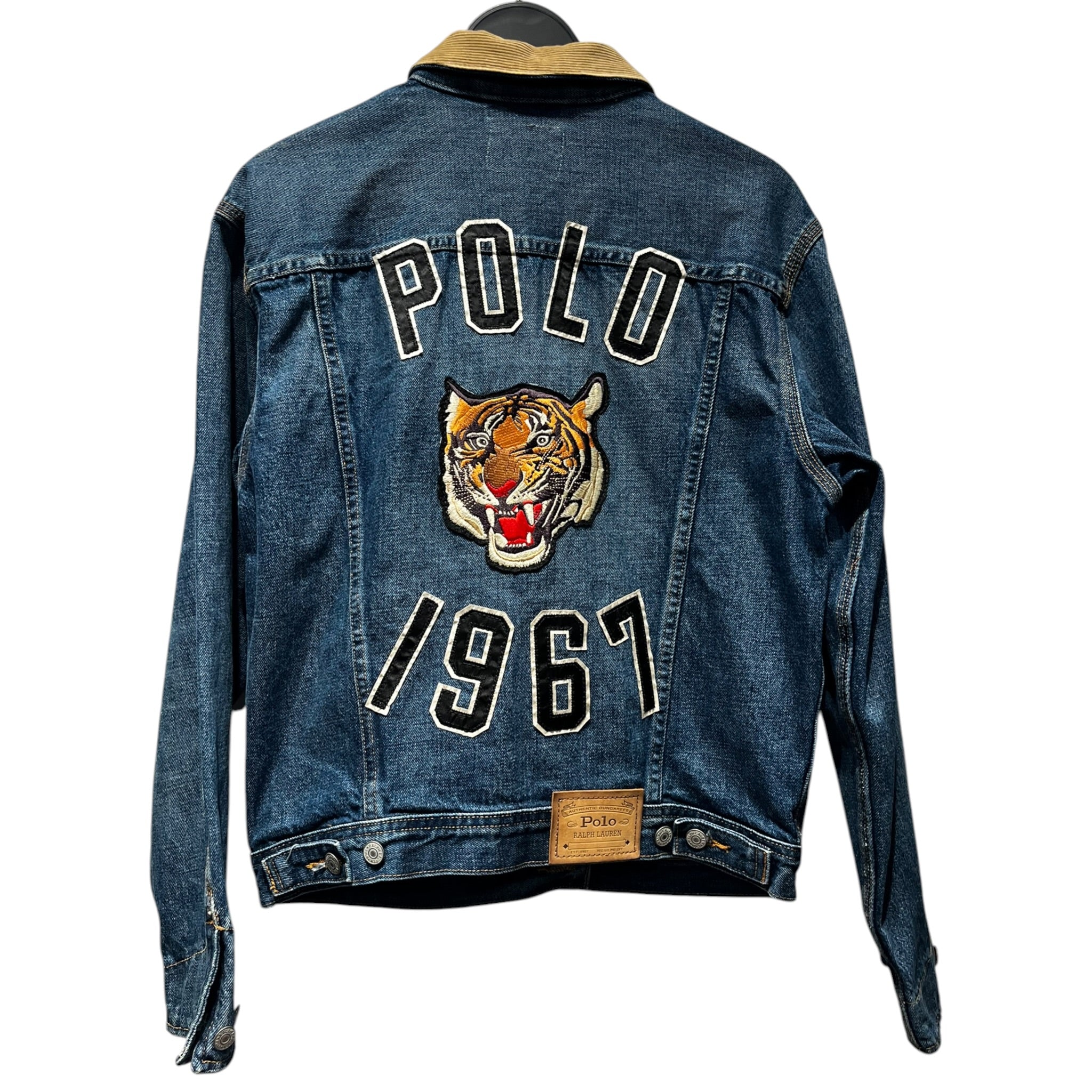 POLO RALPH LAUREN/Denim Jkt/S/Denim/BLU/POLO 1967 TIGER PATCH view 2