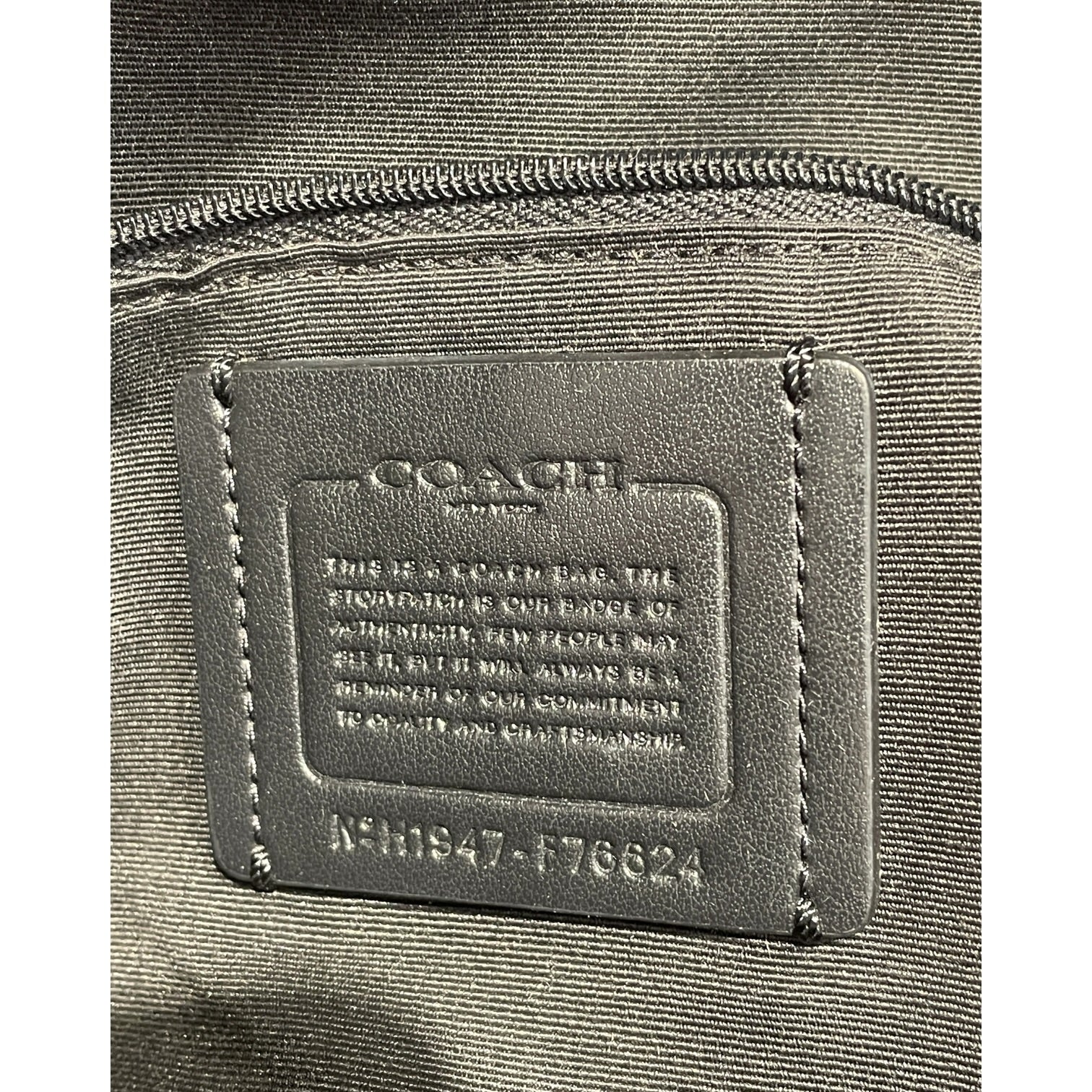 COACH/Backpack/Leather/BLK/F76624 view 4