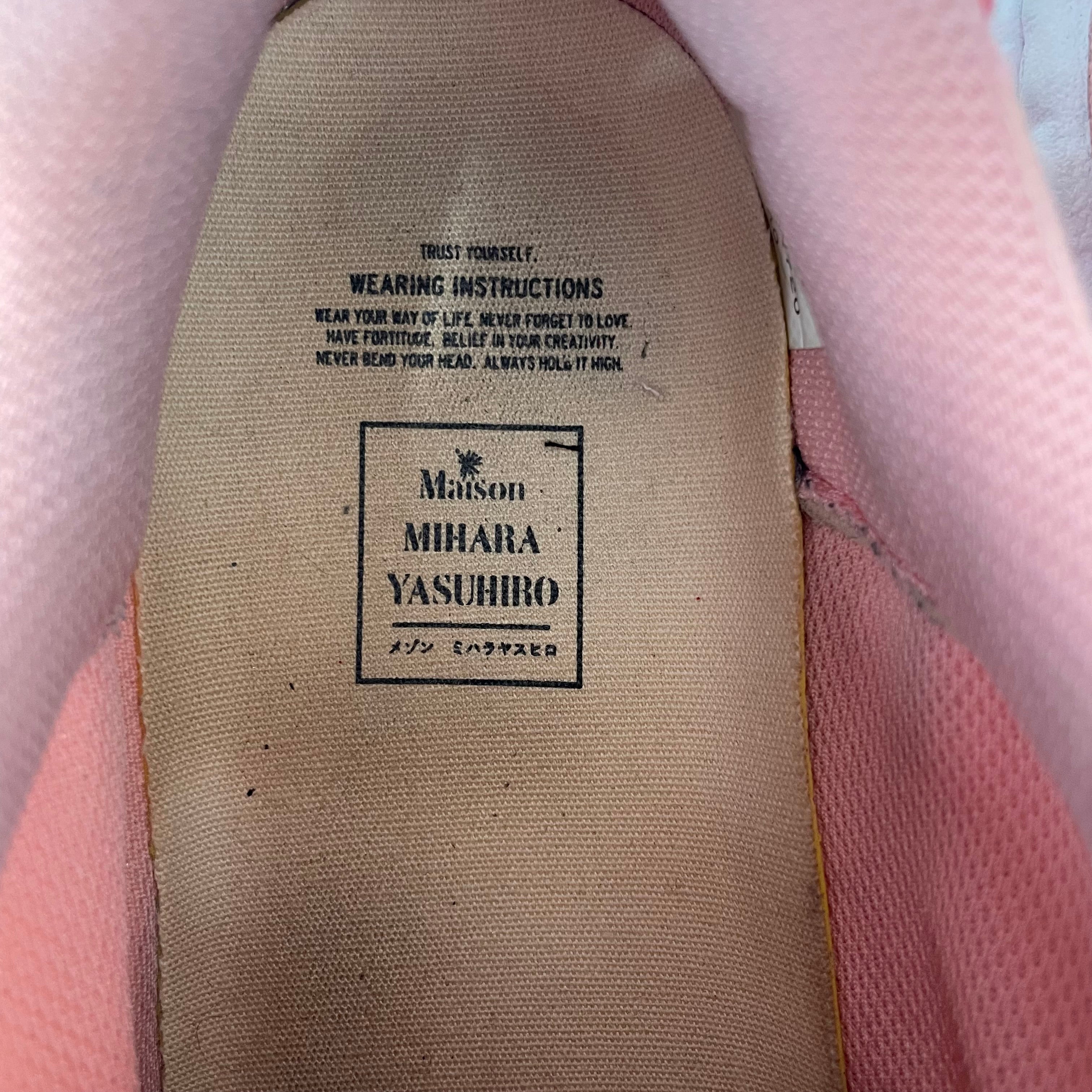 MIHARA YASUHIRO/Low-Sneakers/US 8.5/Cotton/PNK/ view 3