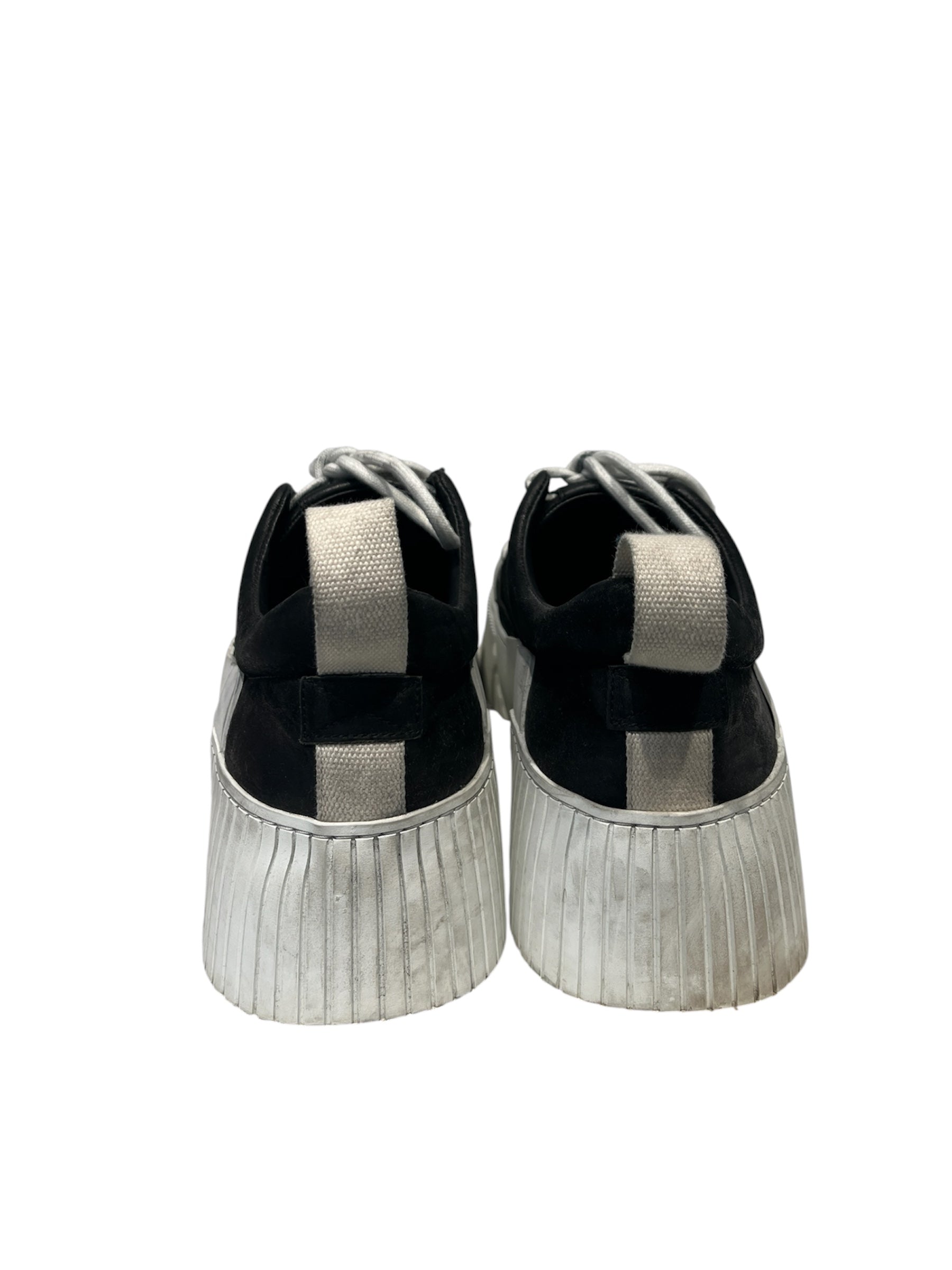 Boris Bidjan Saberi/Low-Sneakers/EU 44/Leather/BLK/LEATHER LOW TRAINERS view 5