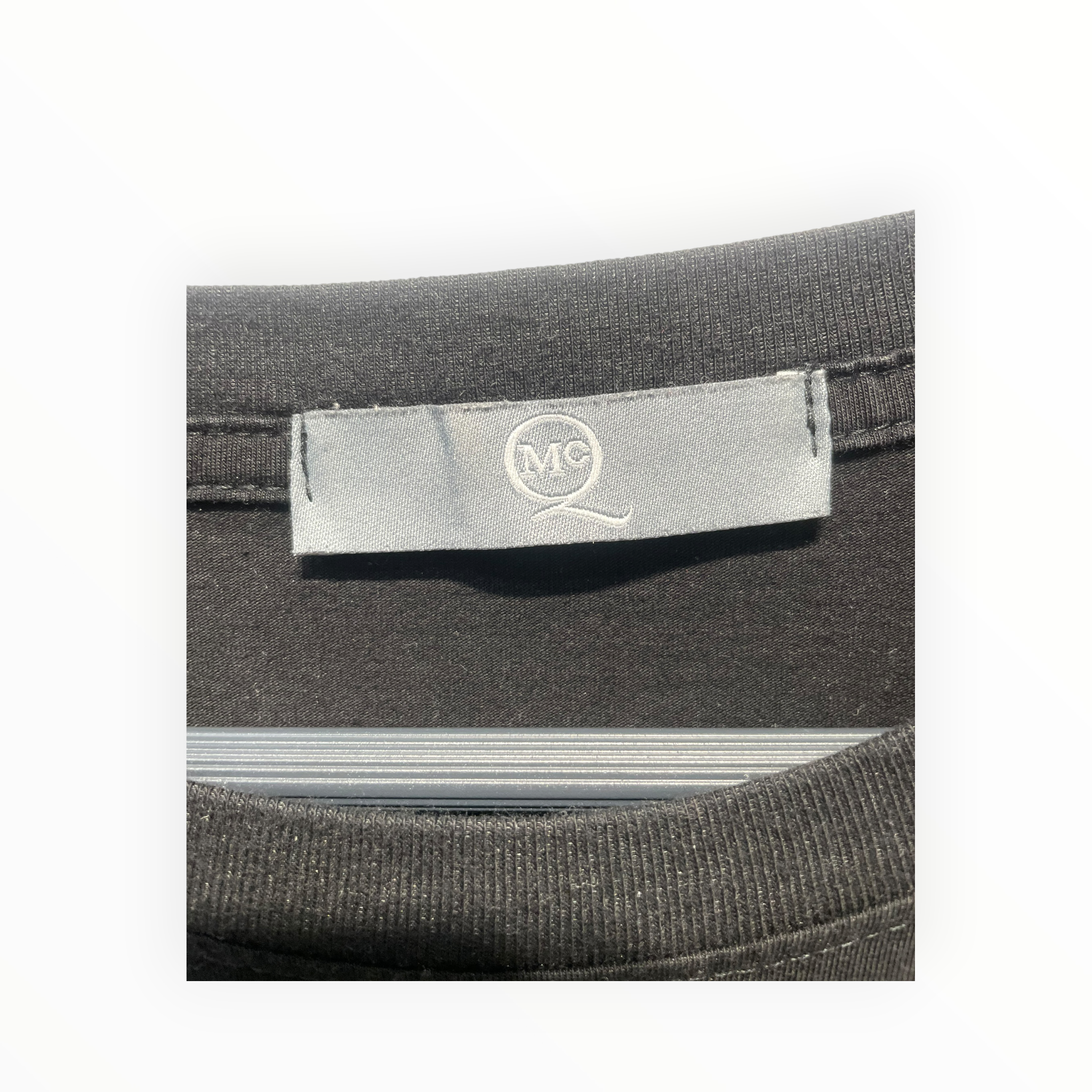 McQ Alexander McQueen/T-Shirt/XL/Cotton/BLK/LOGO EMBROIDERY view 3