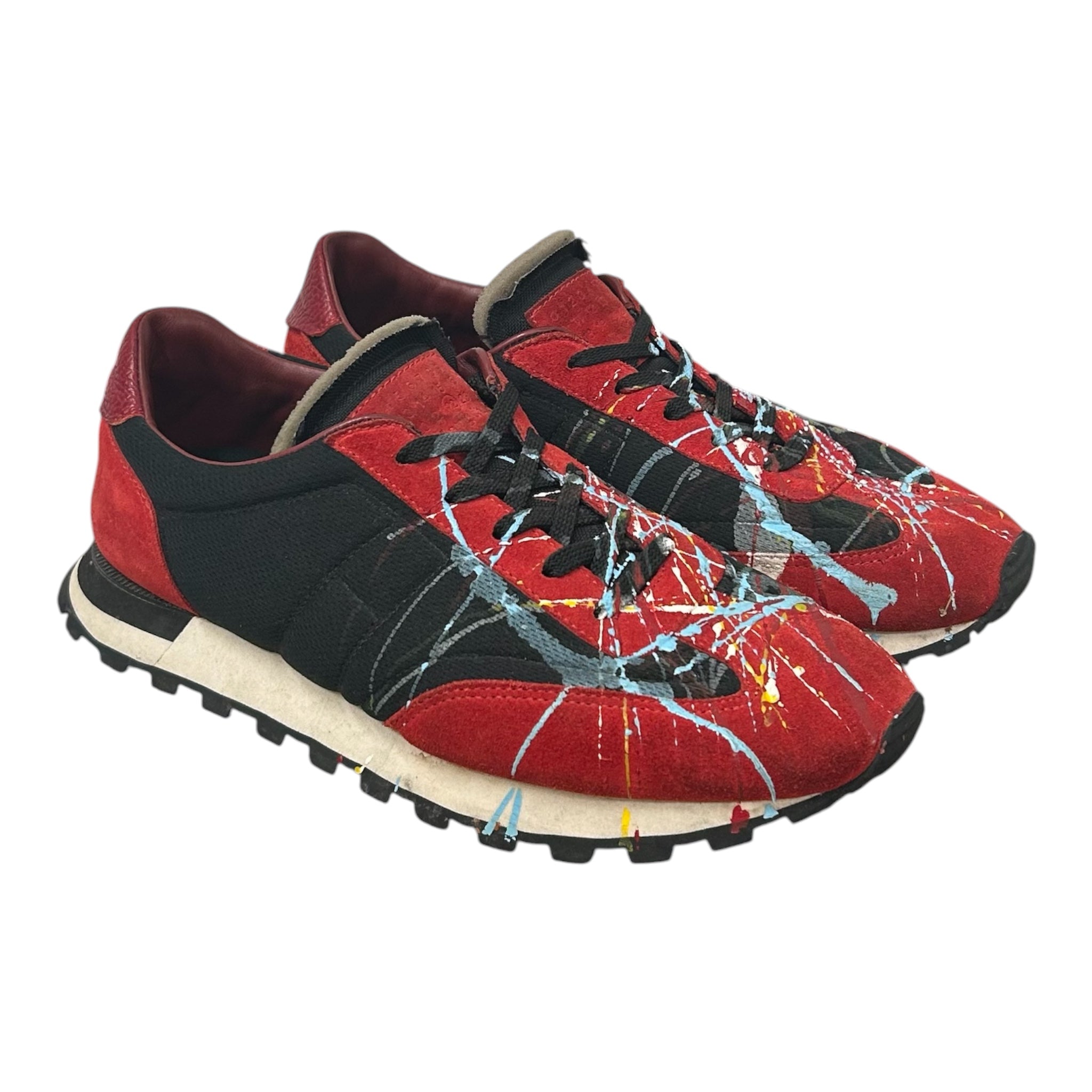 Maison Margiela/Low-Sneakers/EU 42/Suede/RED/Replica Suede GAT view 1