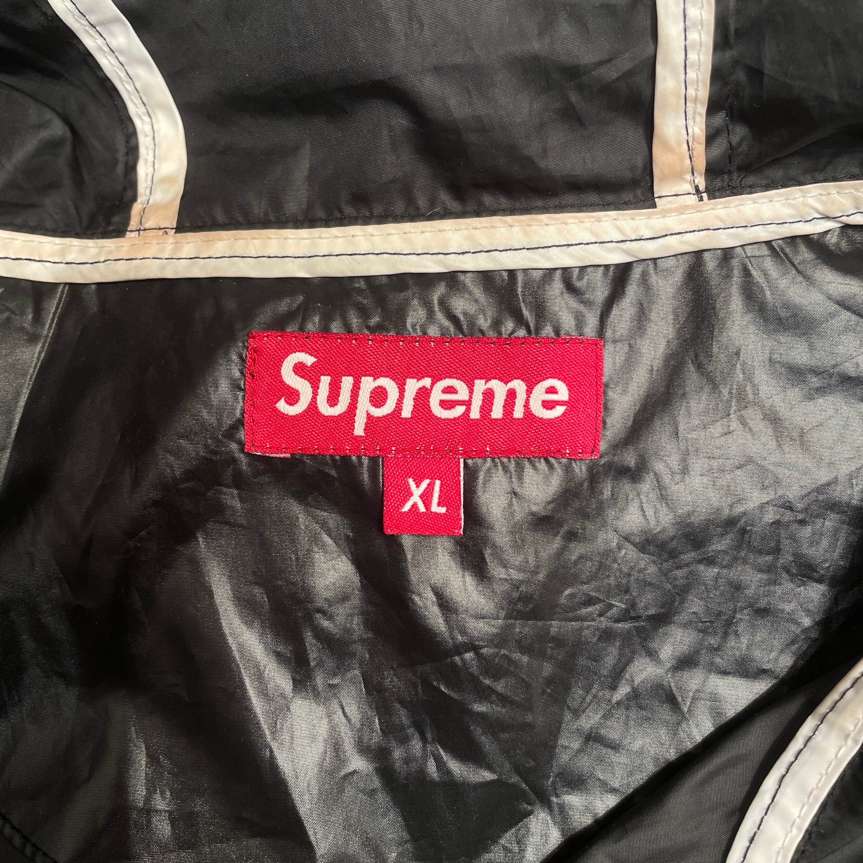 Supreme/Windbreaker/XL/Nylon/BLK/Blk & white S triangle view 3