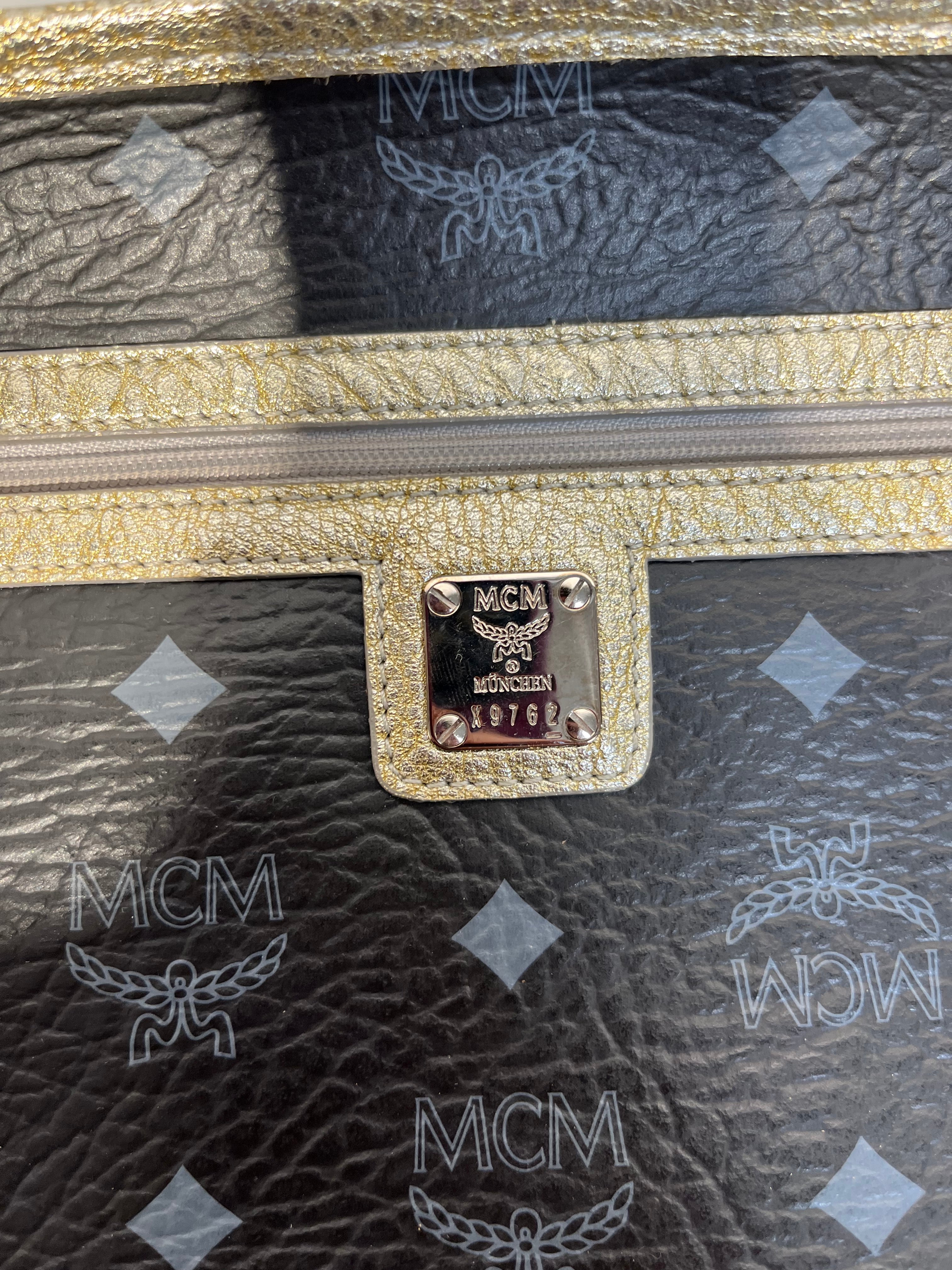 MCM/Tote Bag/Monogram/Leather/BLK/LION/LE/VISETOS view 4