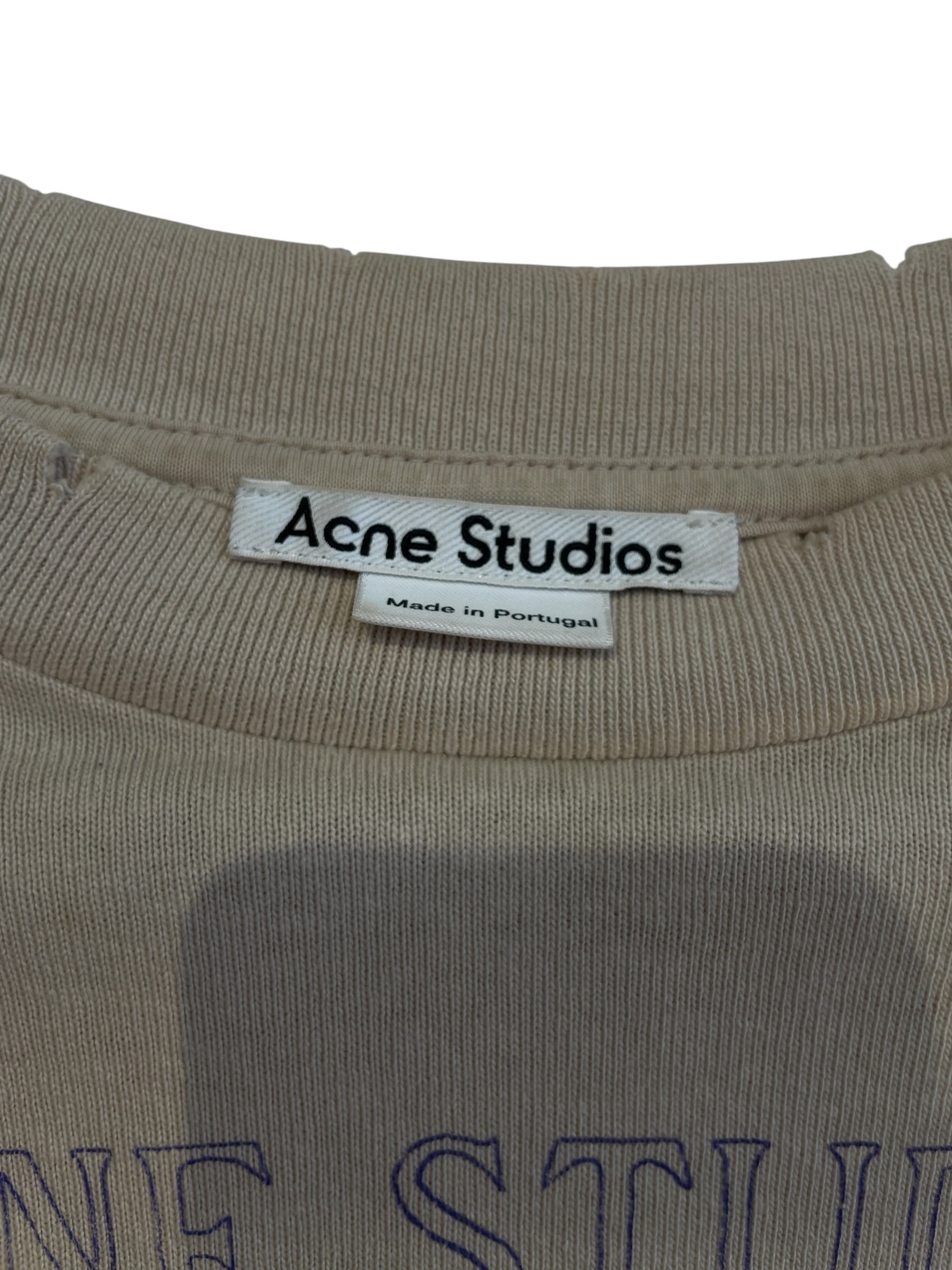 Acne Studios/LS T-Shirt/XS/Cotton/CRM/Graphic/HORSE RIDER view 3