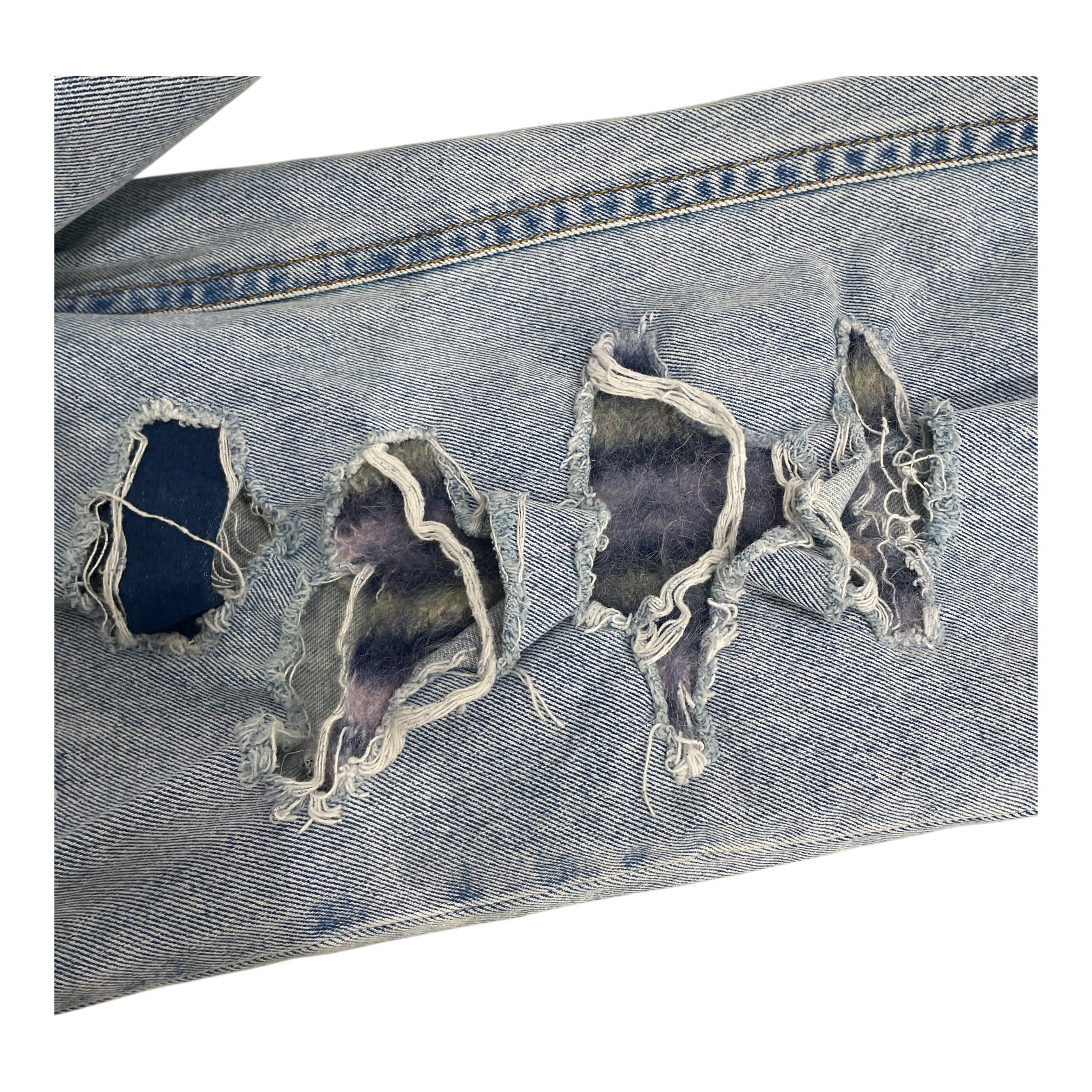 MARNI/Straight Pants/44/Denim/BLU/DISTREESSED W WHOOL PEAKING view 5
