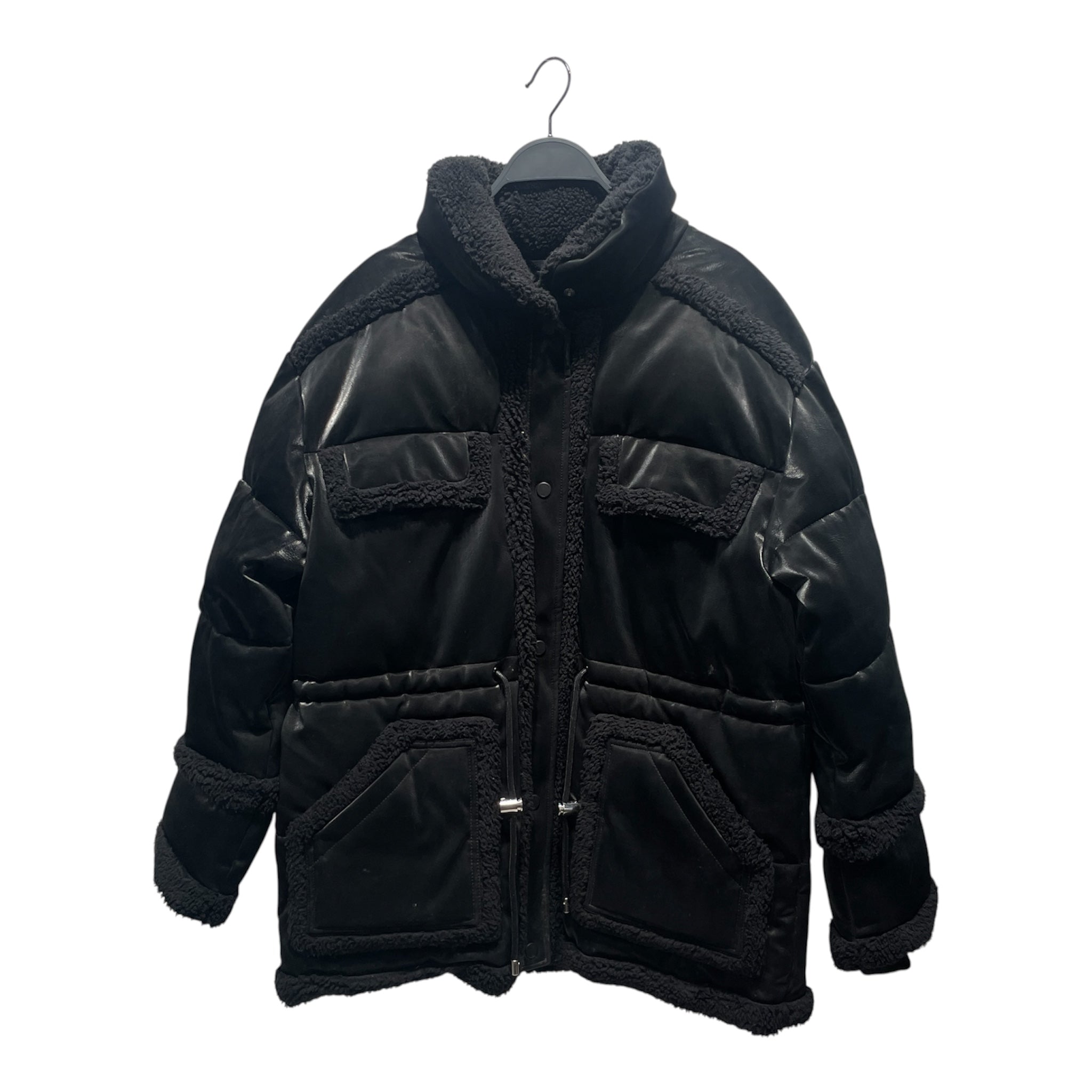 alo(ALO YOGA)/Puffer Jkt/M/Cotton/BLK/ice black view 1