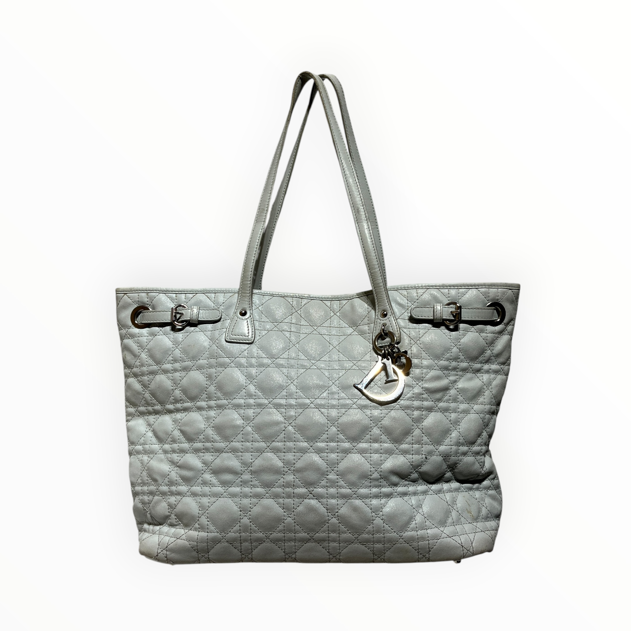 Christian Dior/Tote Bag/Leather/BLU/panarea tote bag view 1