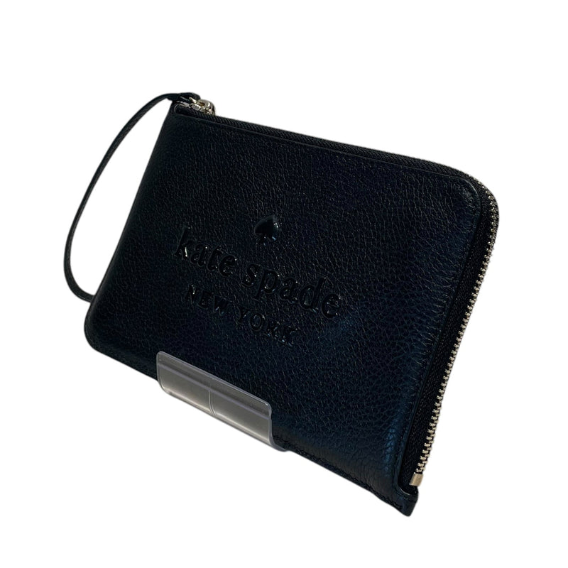 kate spade new york/Wallet/Leather/BLK/LOGO