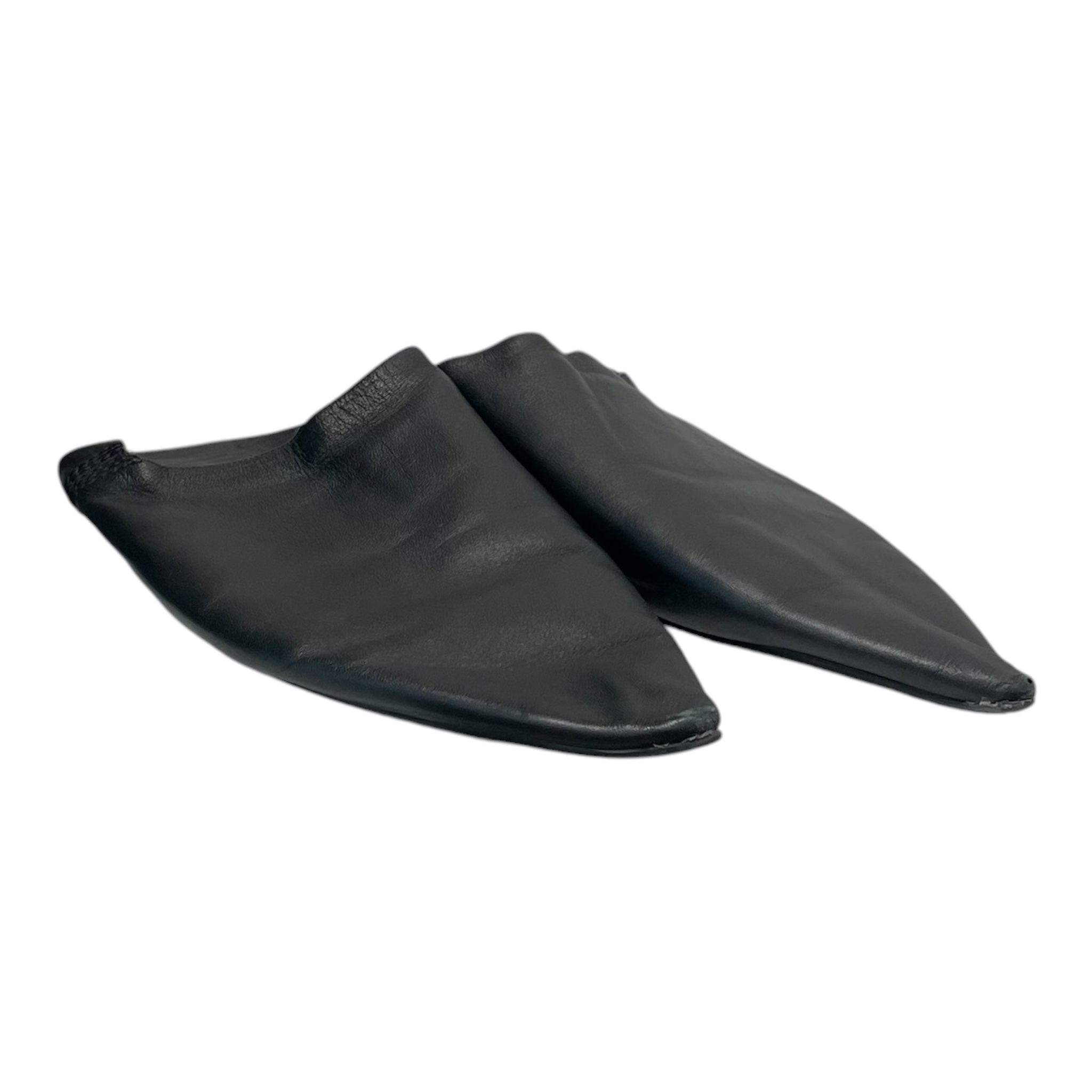 BALENCIAGA/Shoes/EU 42/Leather/BLK/BALENCIAGA KNIFE SLIPPERS view 1