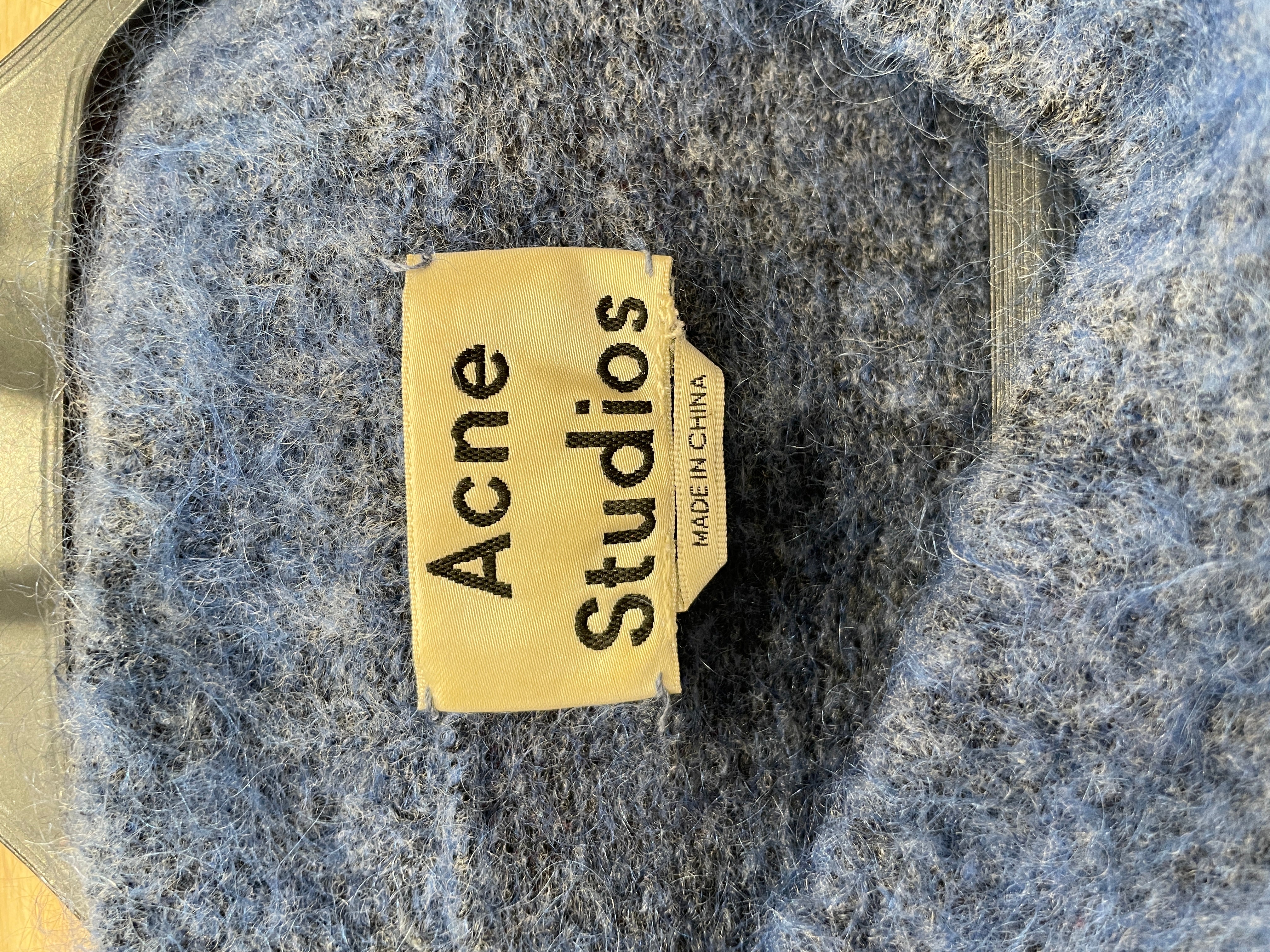 Acne Studios/Sweater/XXS/Stripe/Wool/MLT/BLU/GRY/PPL/BLK/ STRIPE SWTR view 4