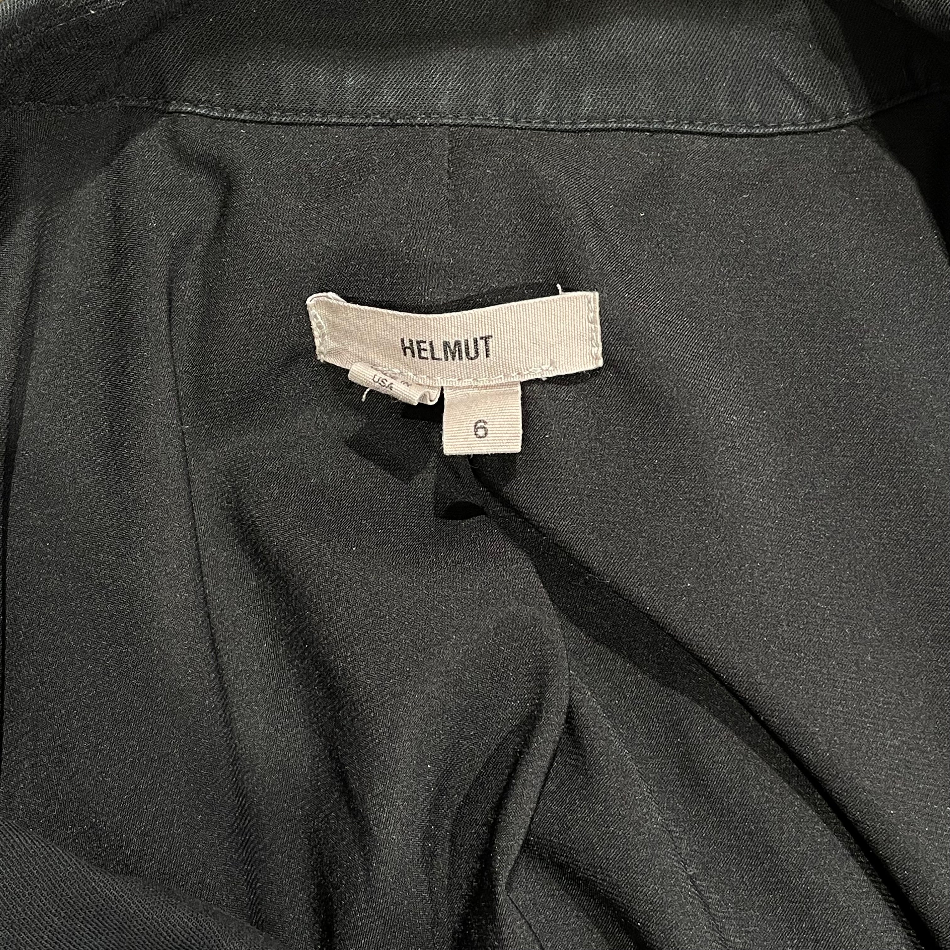 Helmut Lang/Tailored Jkt/6/Cotton/BLK/ view 3
