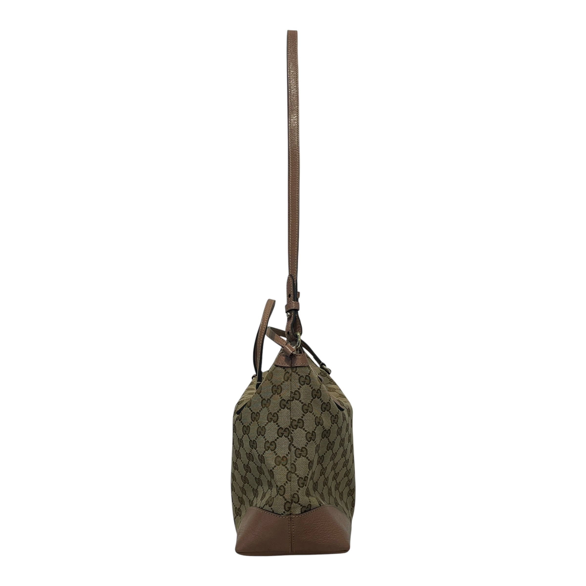 GUCCI/Hand Bag/Monogram/Leather/BEG/GG Canvas Bree Medium Tote view 4