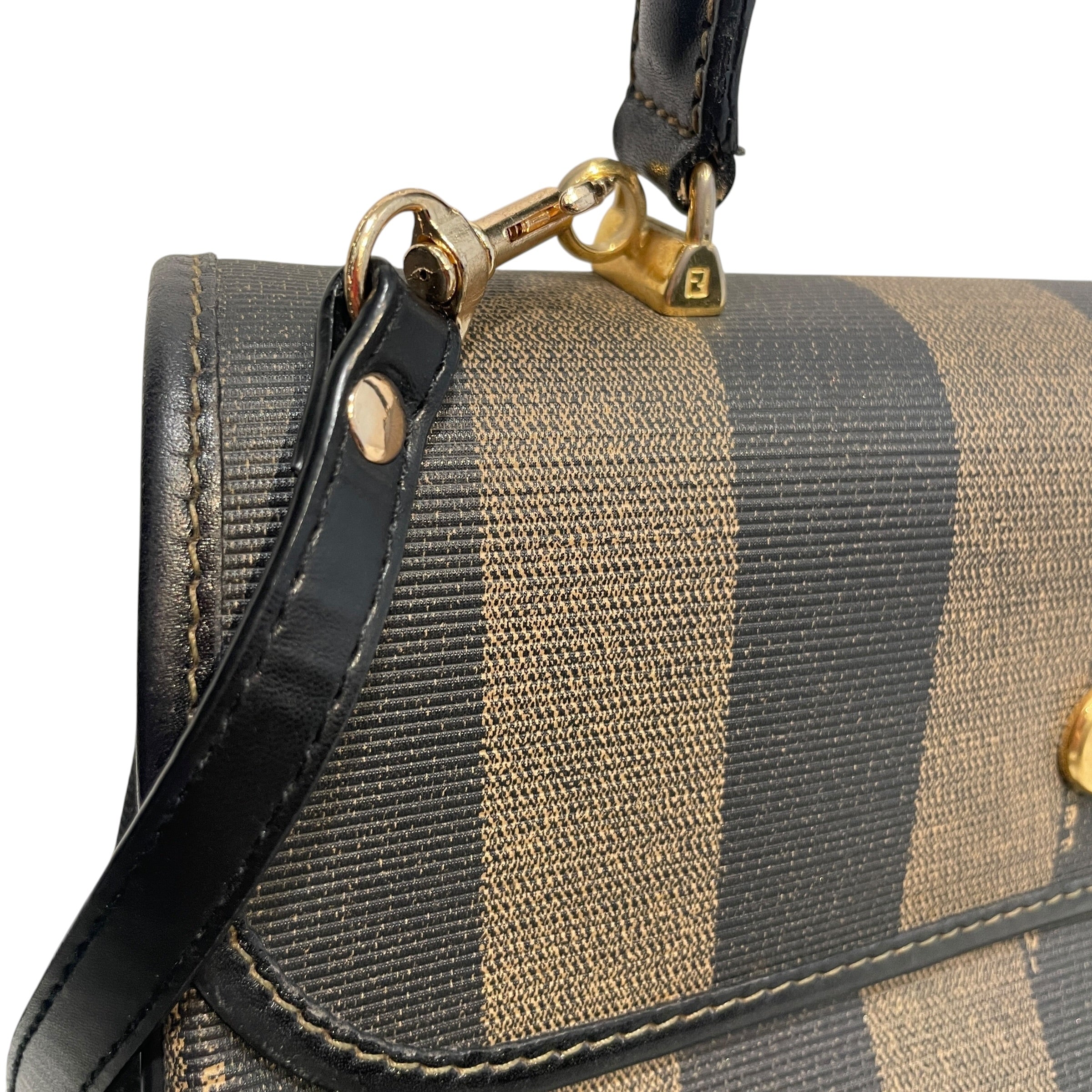FENDI/Bag/Stripe/Leather/MLT/Pquin Top handle bag view 7