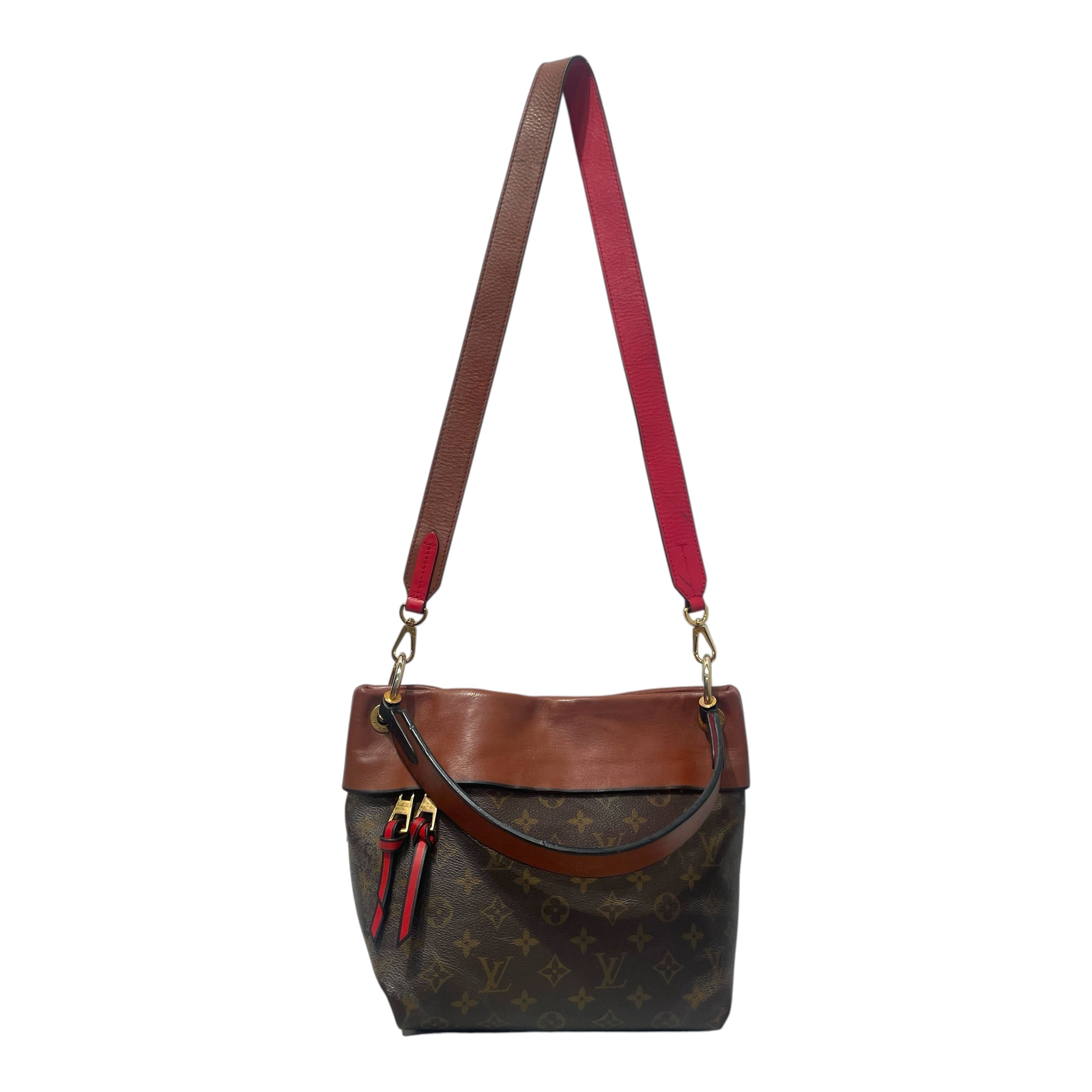LOUIS VUITTON/Bag/Monogram/Leather/BRW/Tuileries Hobo / Besace Bag view 5
