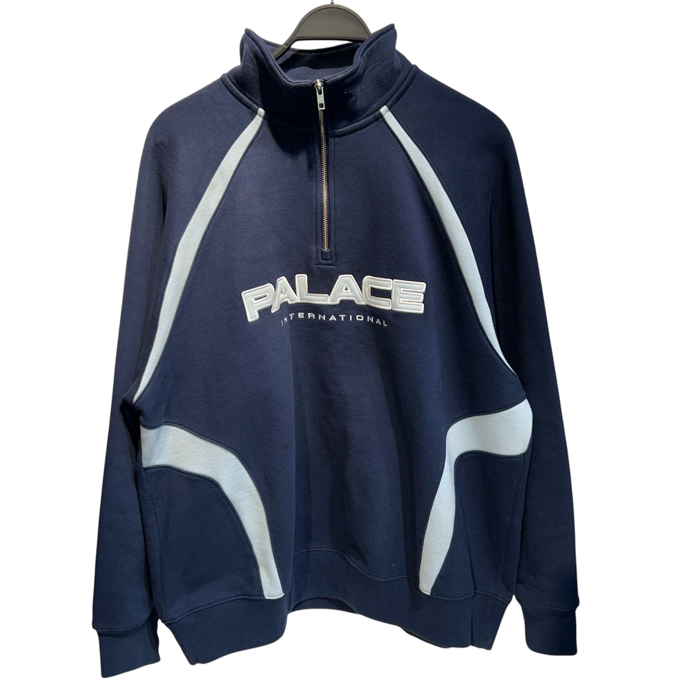 PALACE/Sweatshirt/XL/Cotton/NVY/International Quarter Zip view 1