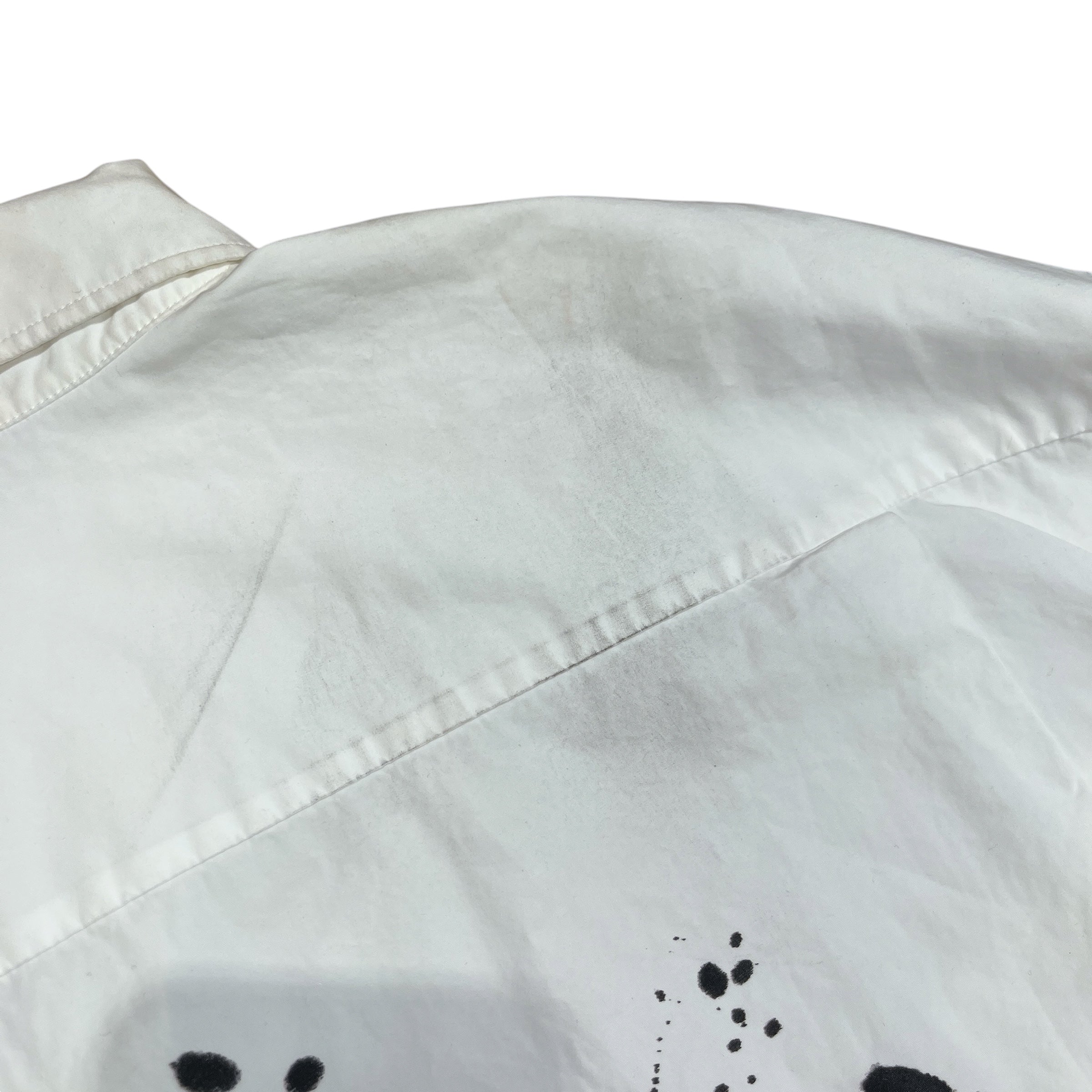 BALENCIAGA/LS Shirt/43/Cotton/WHT/Graphic/ view 8