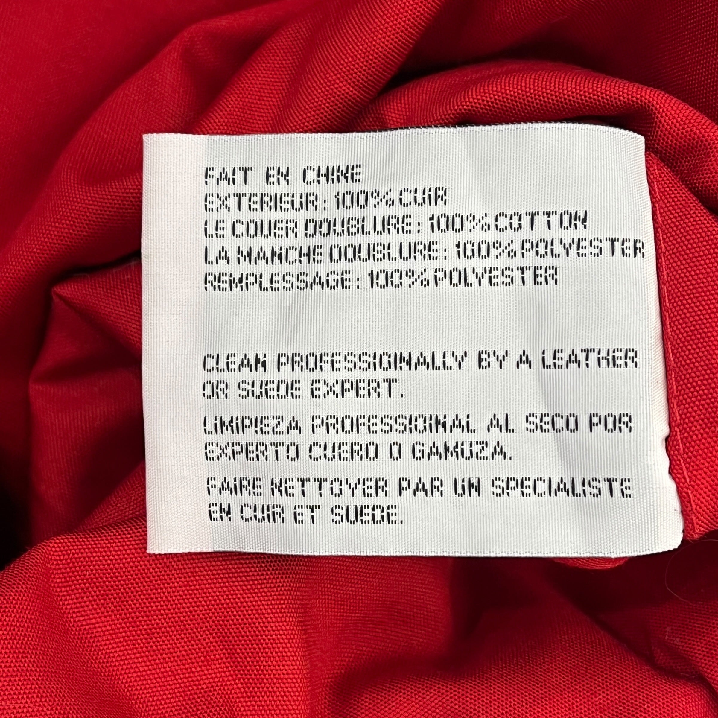 Vintage/Leather Jkt/XL/Leather/BLK/55 YEAR STAMP ON BACK view 7