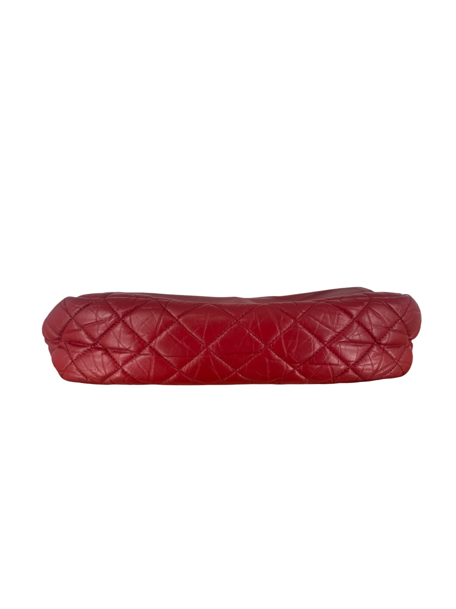 CHANEL/Cross Body Bag/Leather/RED/IN THE MIX LEATHER FLAP MSGR view 5