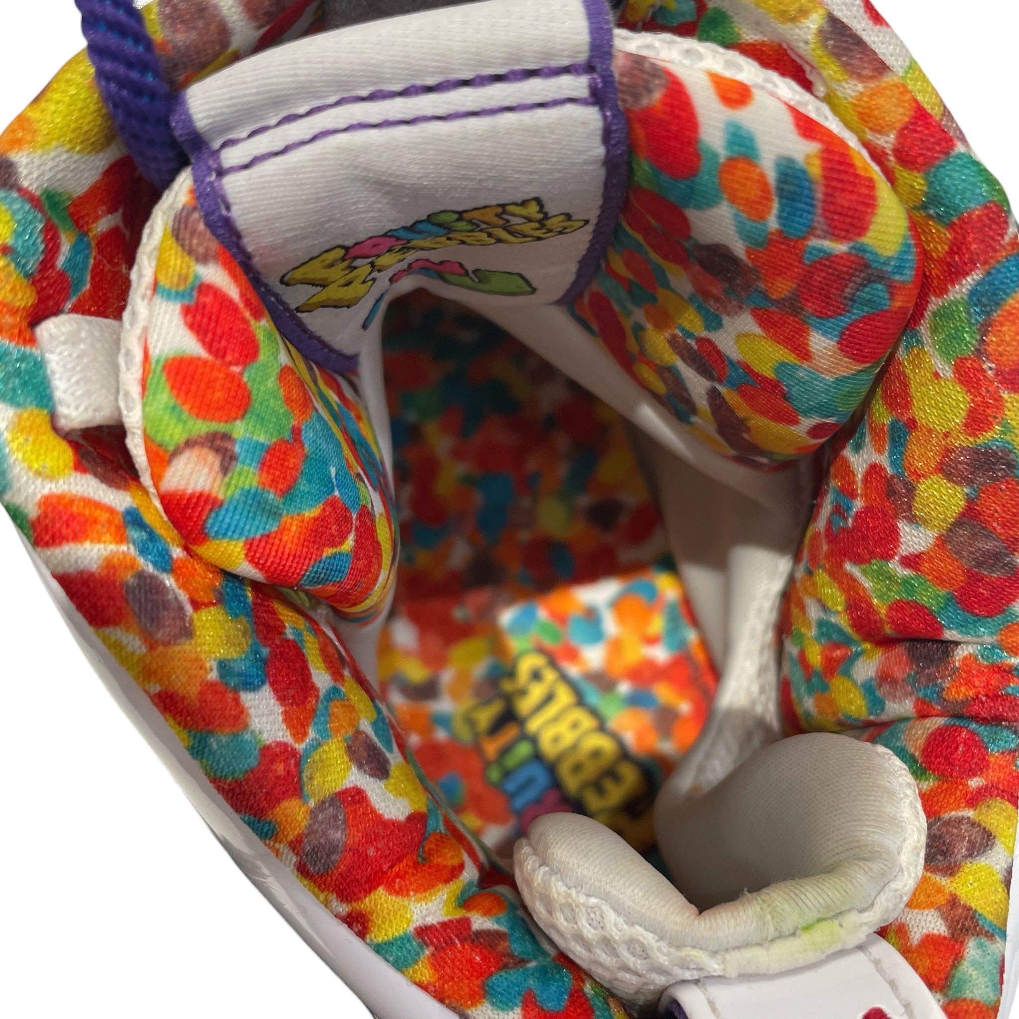 NIKE/Hi-Sneakers/US 11/Acrylic/WHT/LEBRON 4 FRUITY PEBBLES view 4