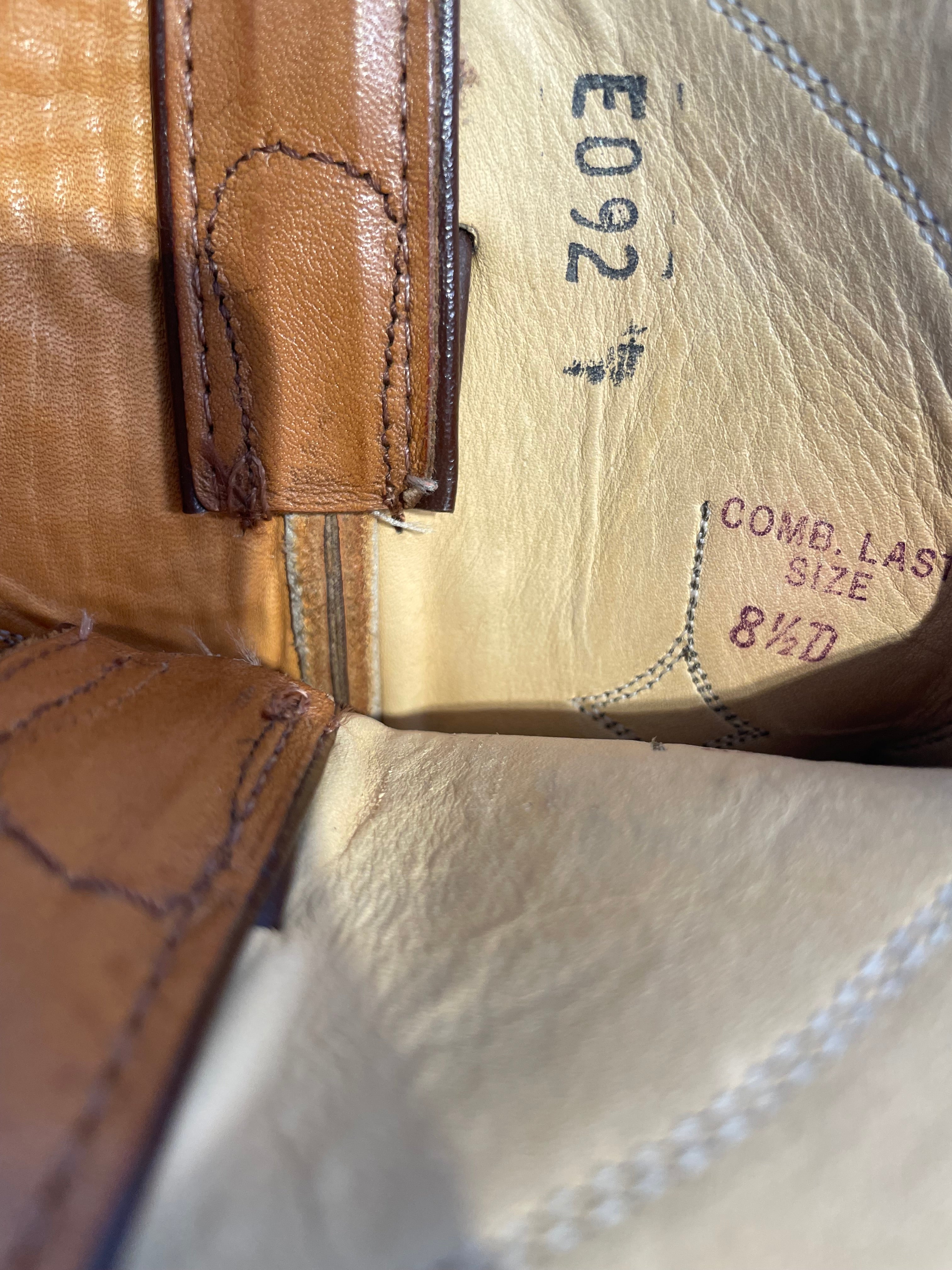 VINTAGE /Cowboy Boots/US 8.5/Animal Pattern/Leather/CML/REAL SNAKE SKIN view 3