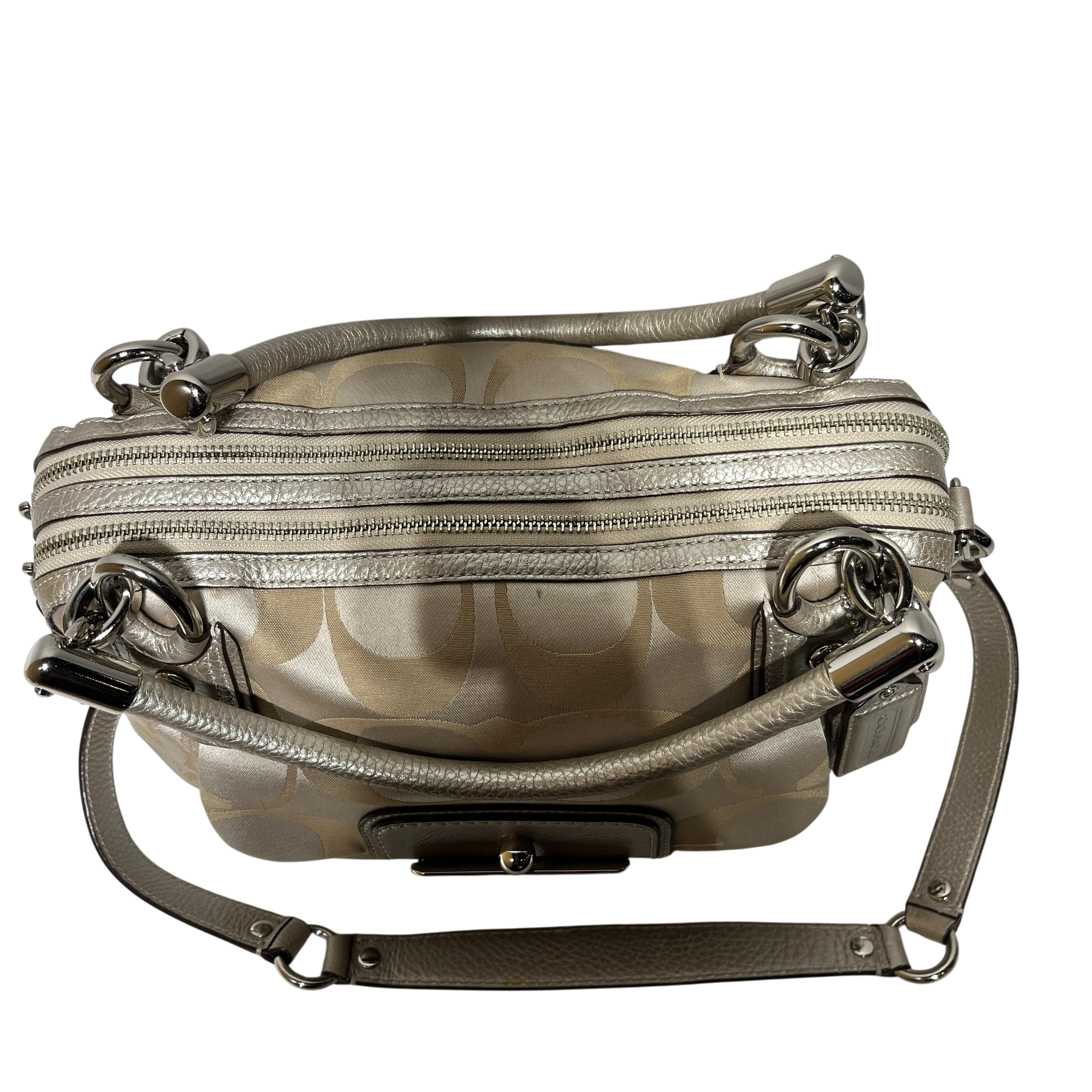 COACH/Hand Bag/Monogram/SLV/kristien signature view 6