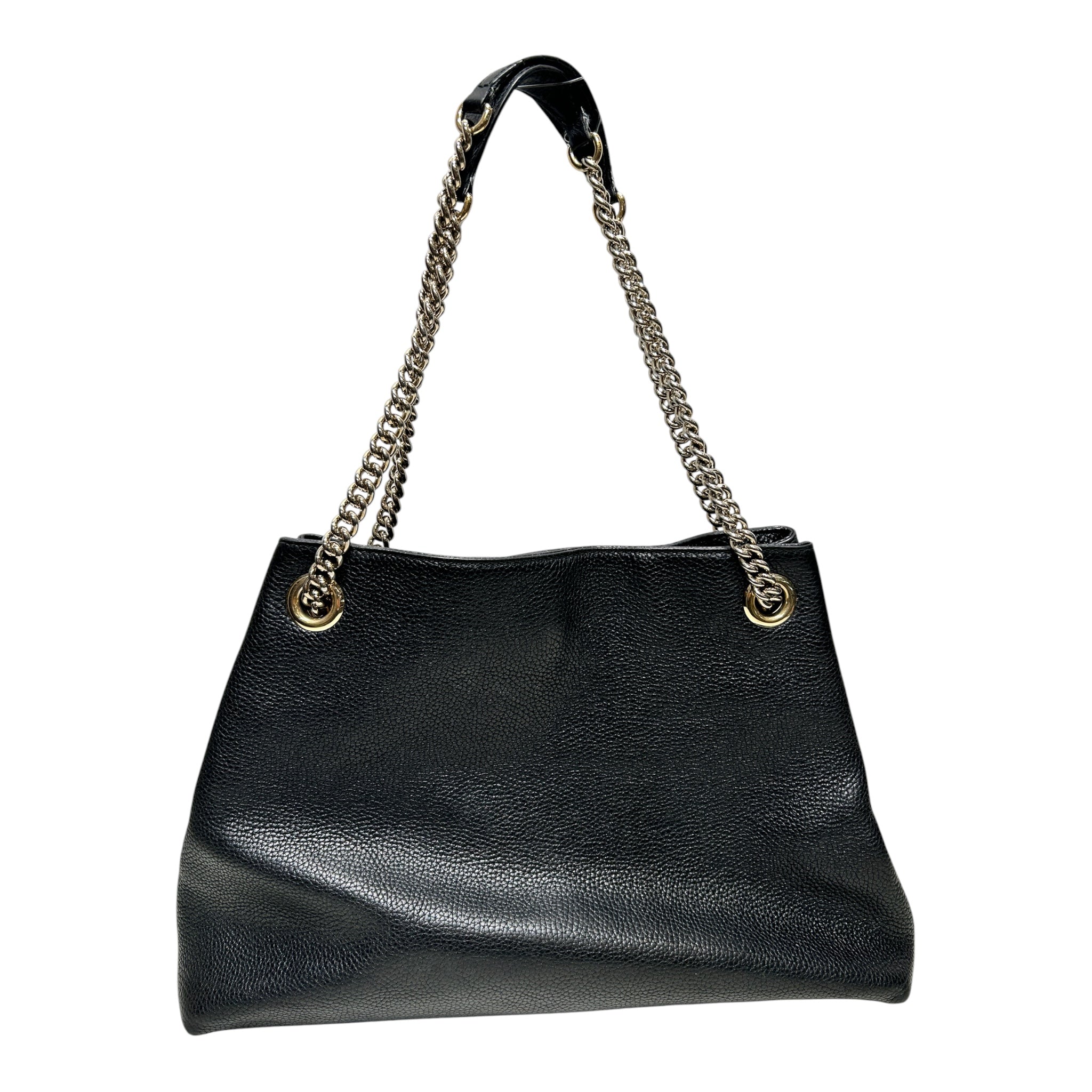 GUCCI/Bag/Leather/BLK/SOHO GG CHAIN TOTE view 2