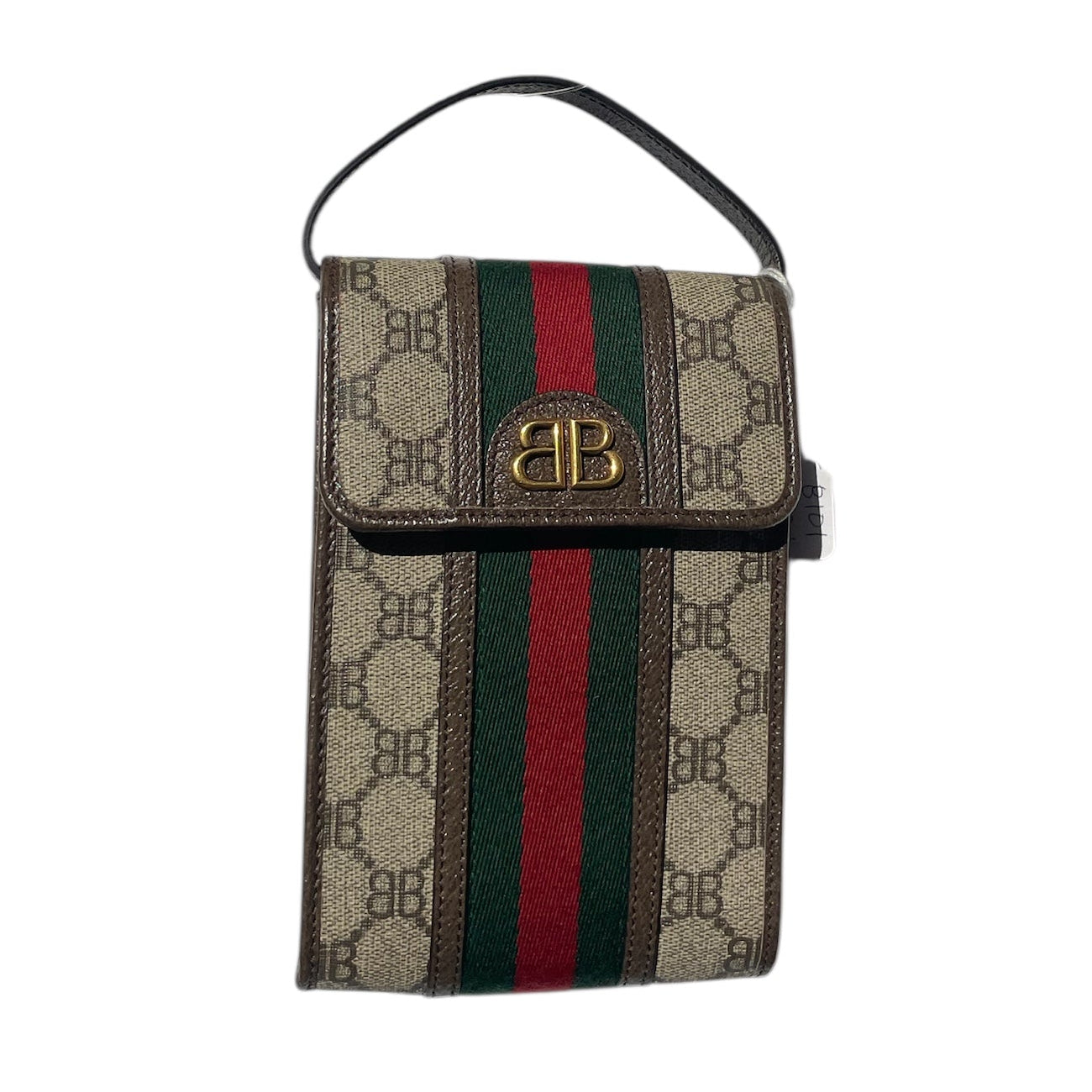 GUCCI/BALENCIAGA/Cross Body Bag/Monogram/Leather/KHK/ophidia small view 1