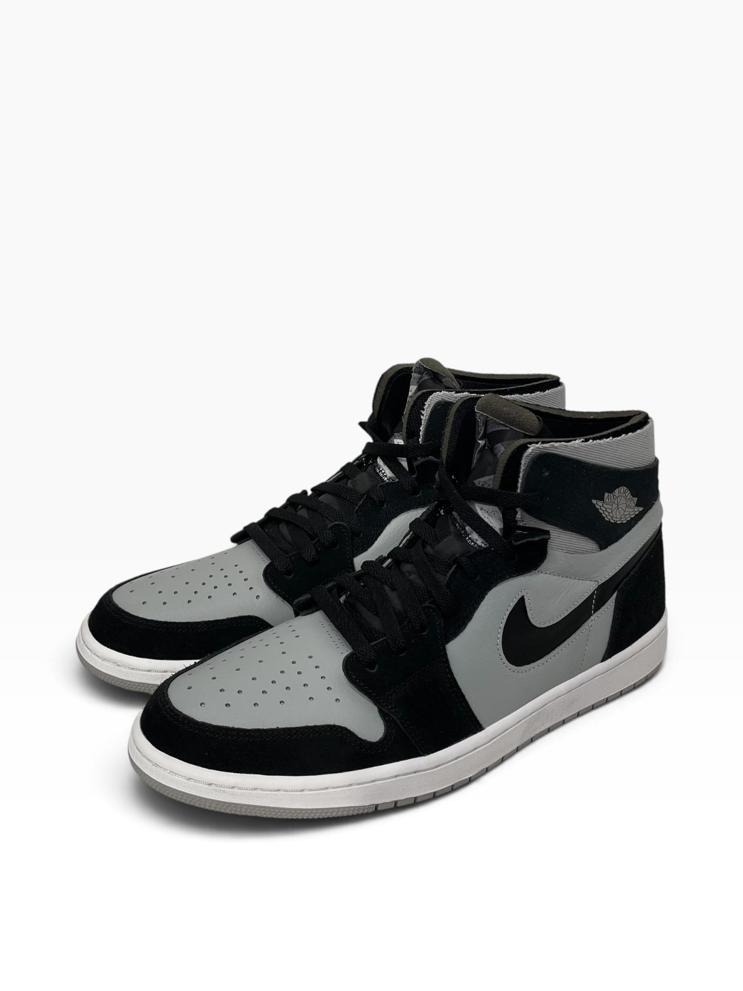 NIKE/Hi-Sneakers/US 12.5/Cotton/GRY/JORDAN 1 ZOOM CMFT view 1
